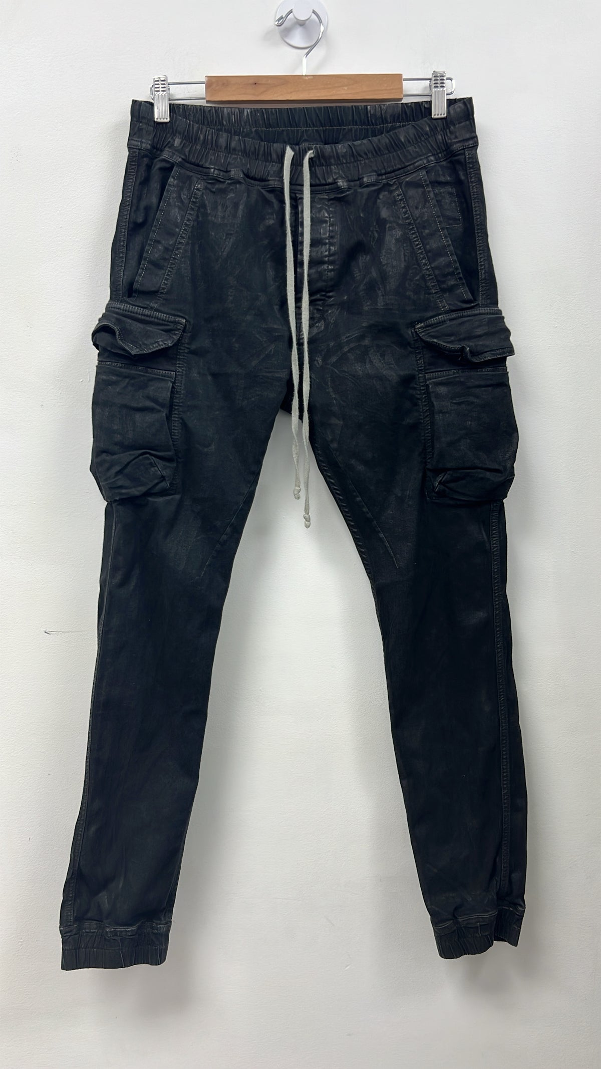 Rick Owens Waxed Cargo Pants