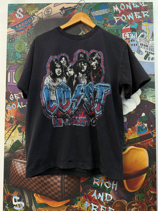Lost Intricacy Kiss Rhinestone Tee