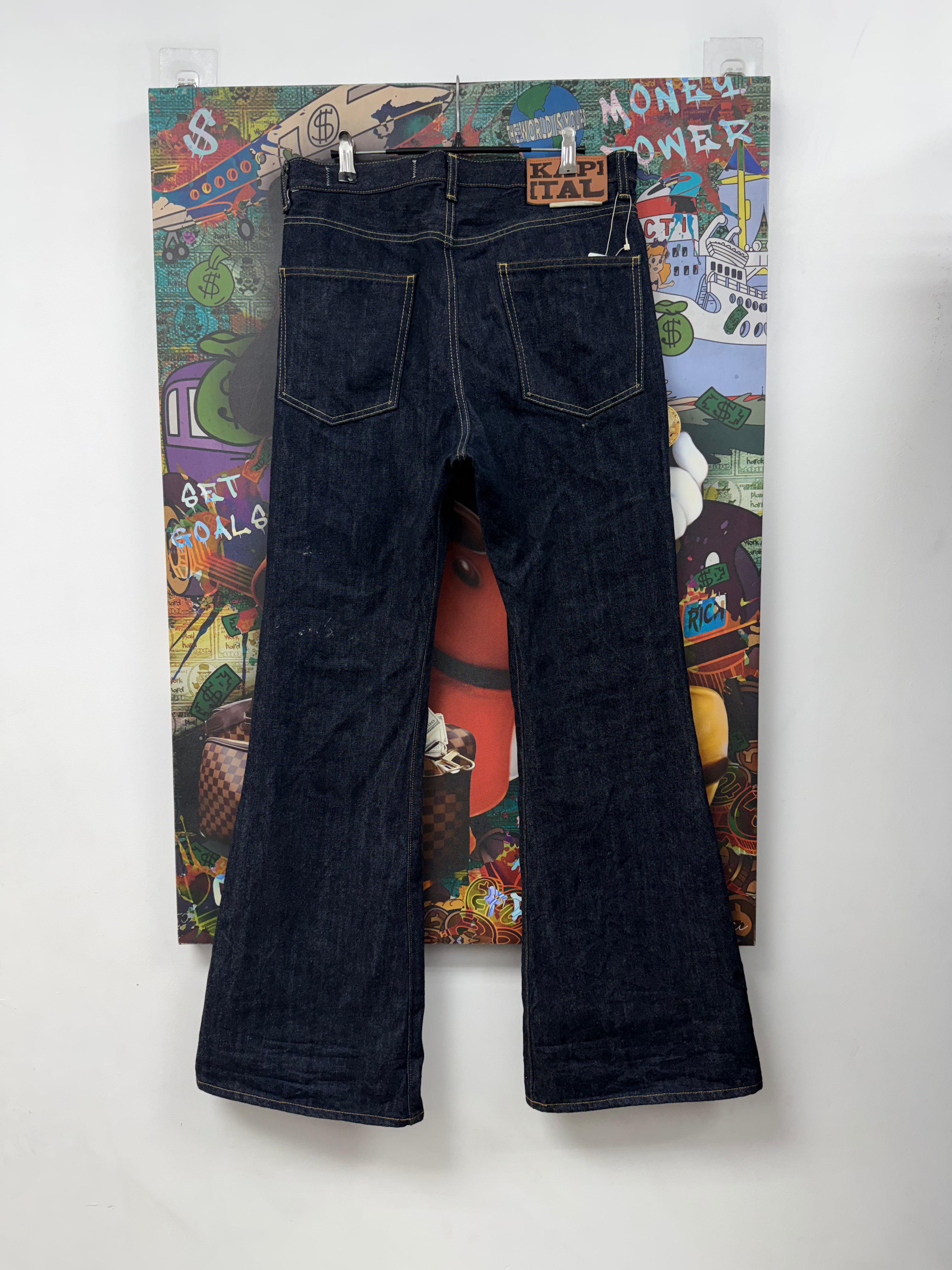 Kapital Navy Selvedge Jeans
