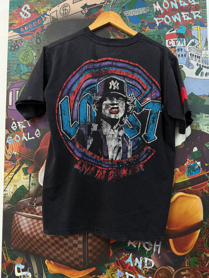 Lost Intricacy Kiss Rhinestone Tee