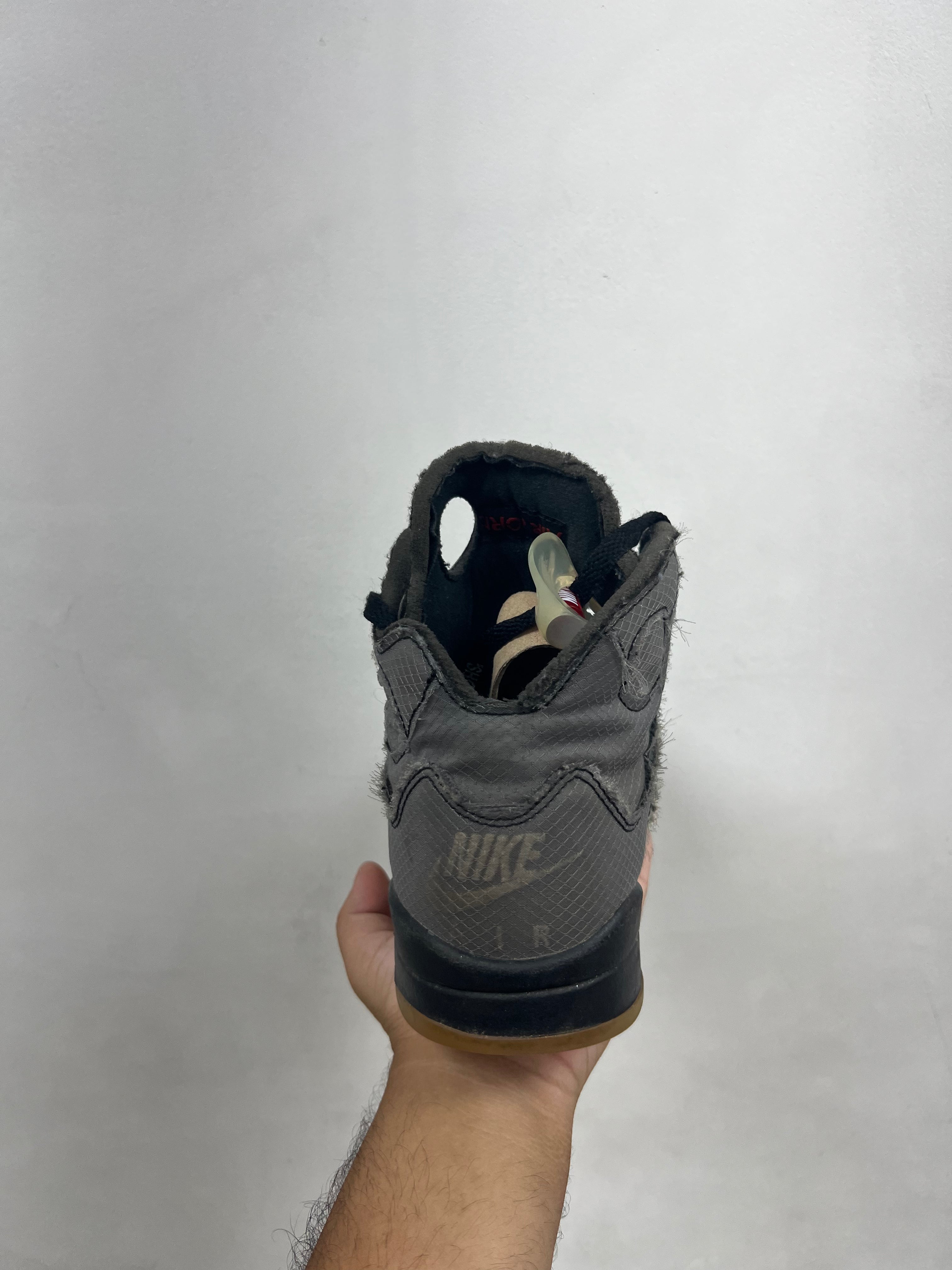 Jordan 5 Off White Muslin Sneakers