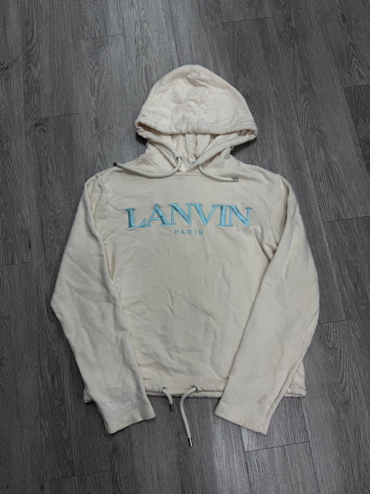 Lanvin Blue Cream Hoodie