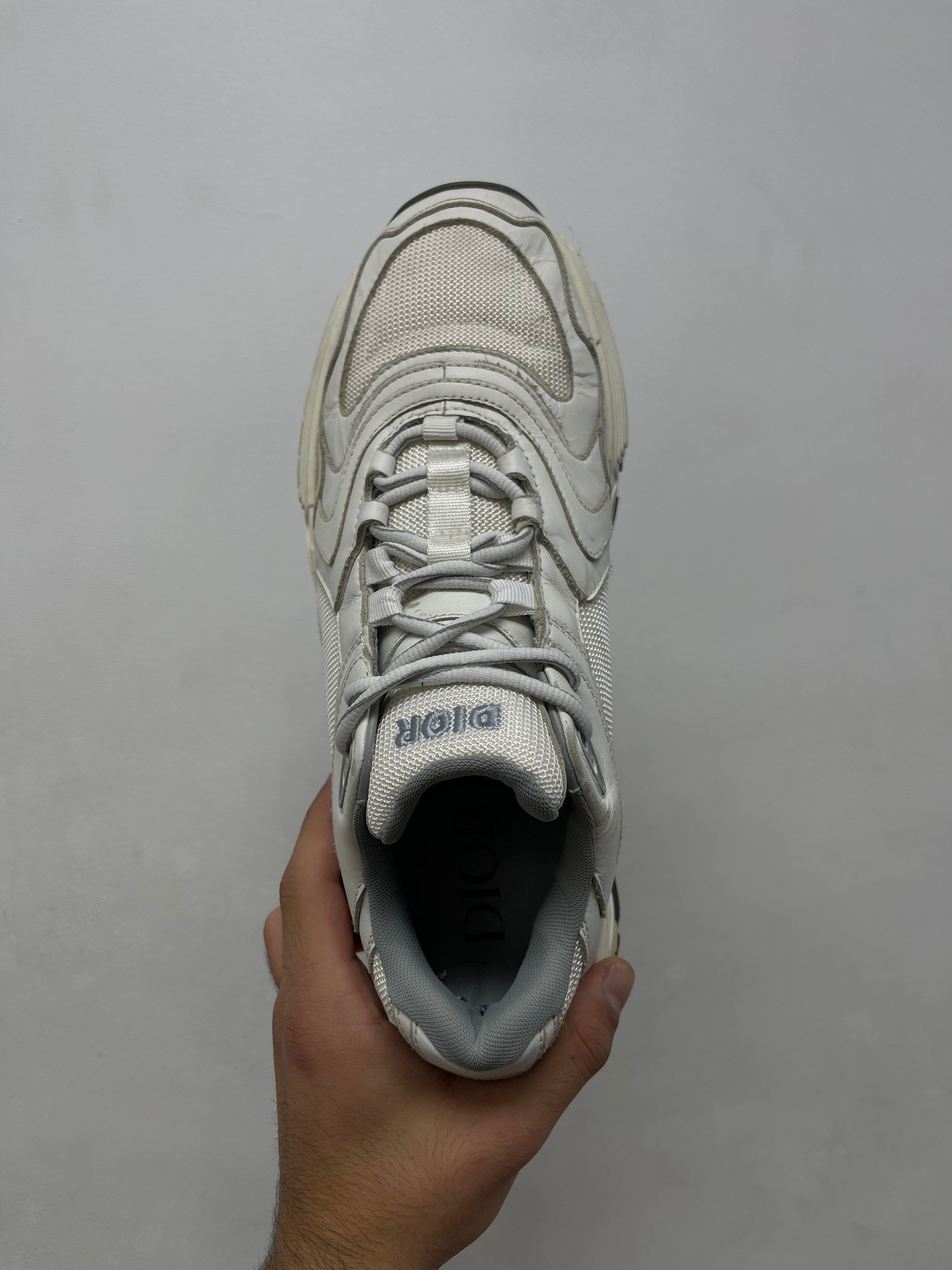 Dior White CD-1 Sneakers