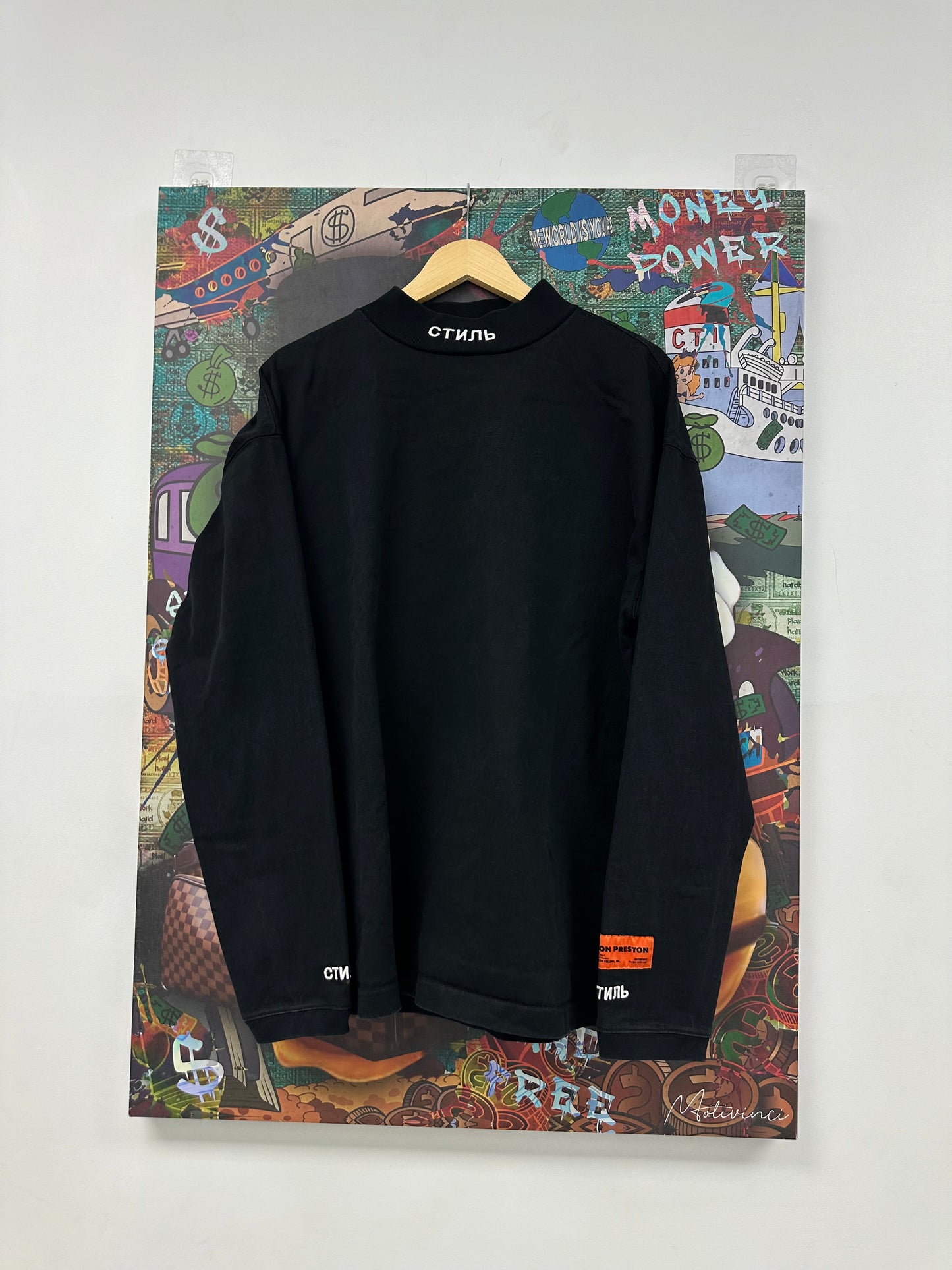 Heron Preston Neck Logo LS Used Large