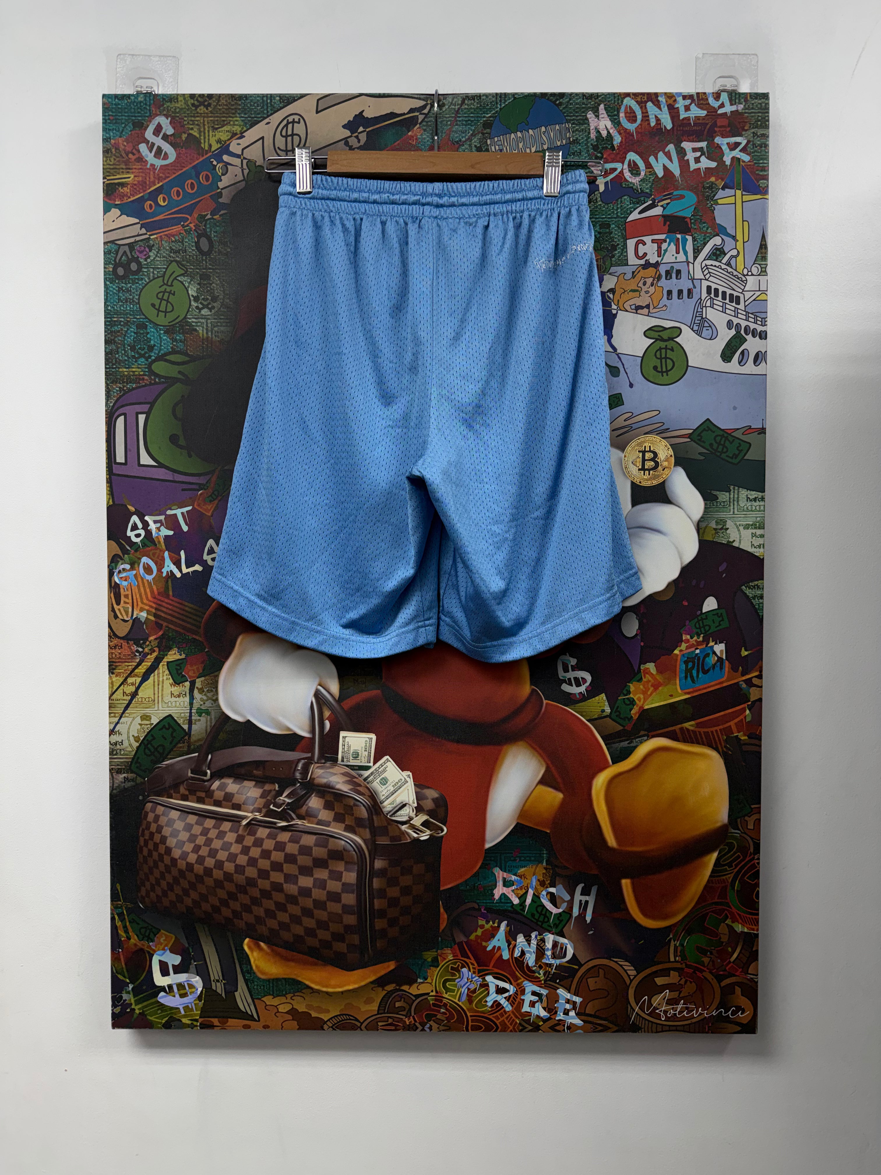 Chrome Hearts Blue Mesh Shorts