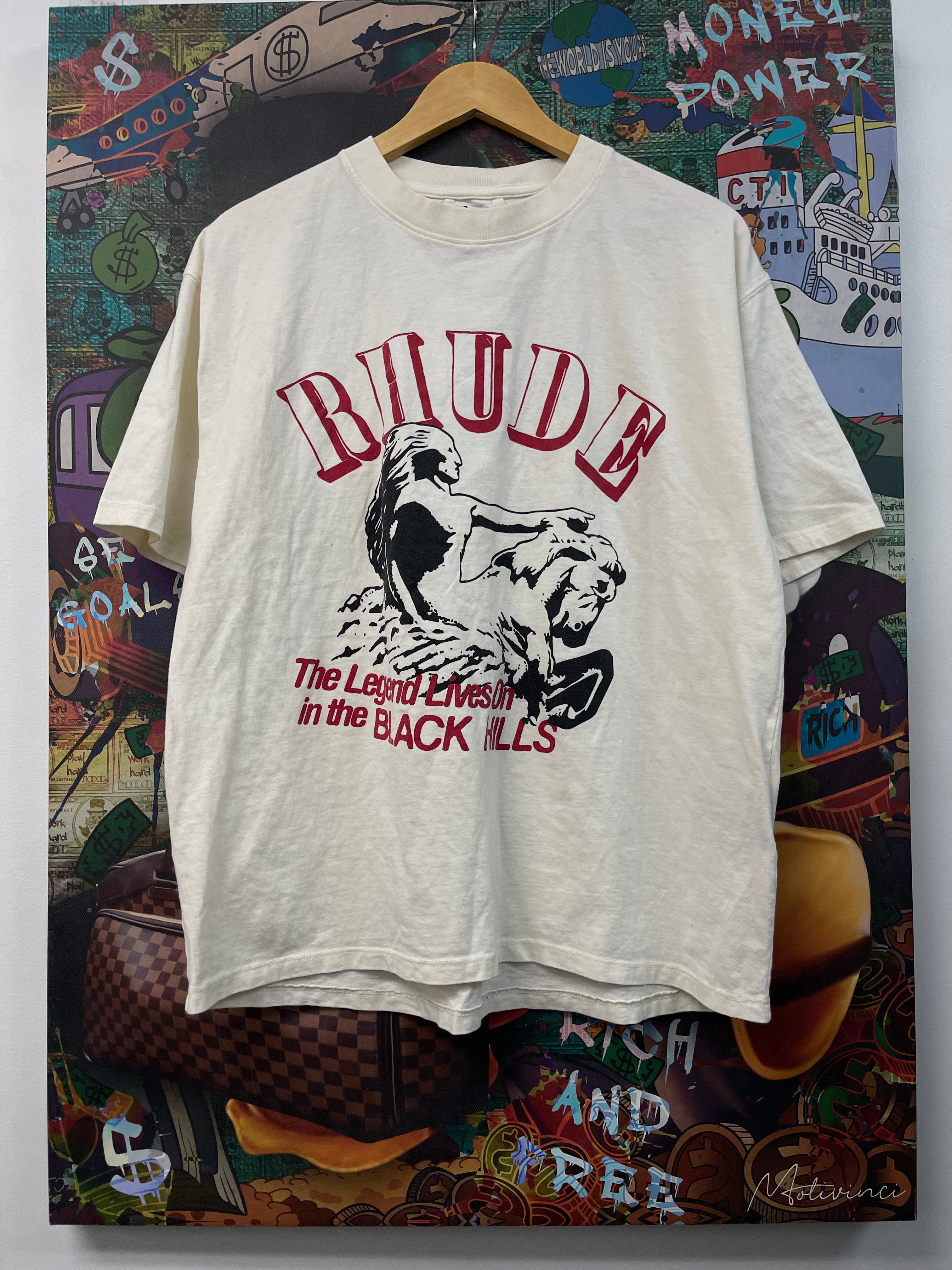 Rhude Cream Red The Legend Lives On Tee