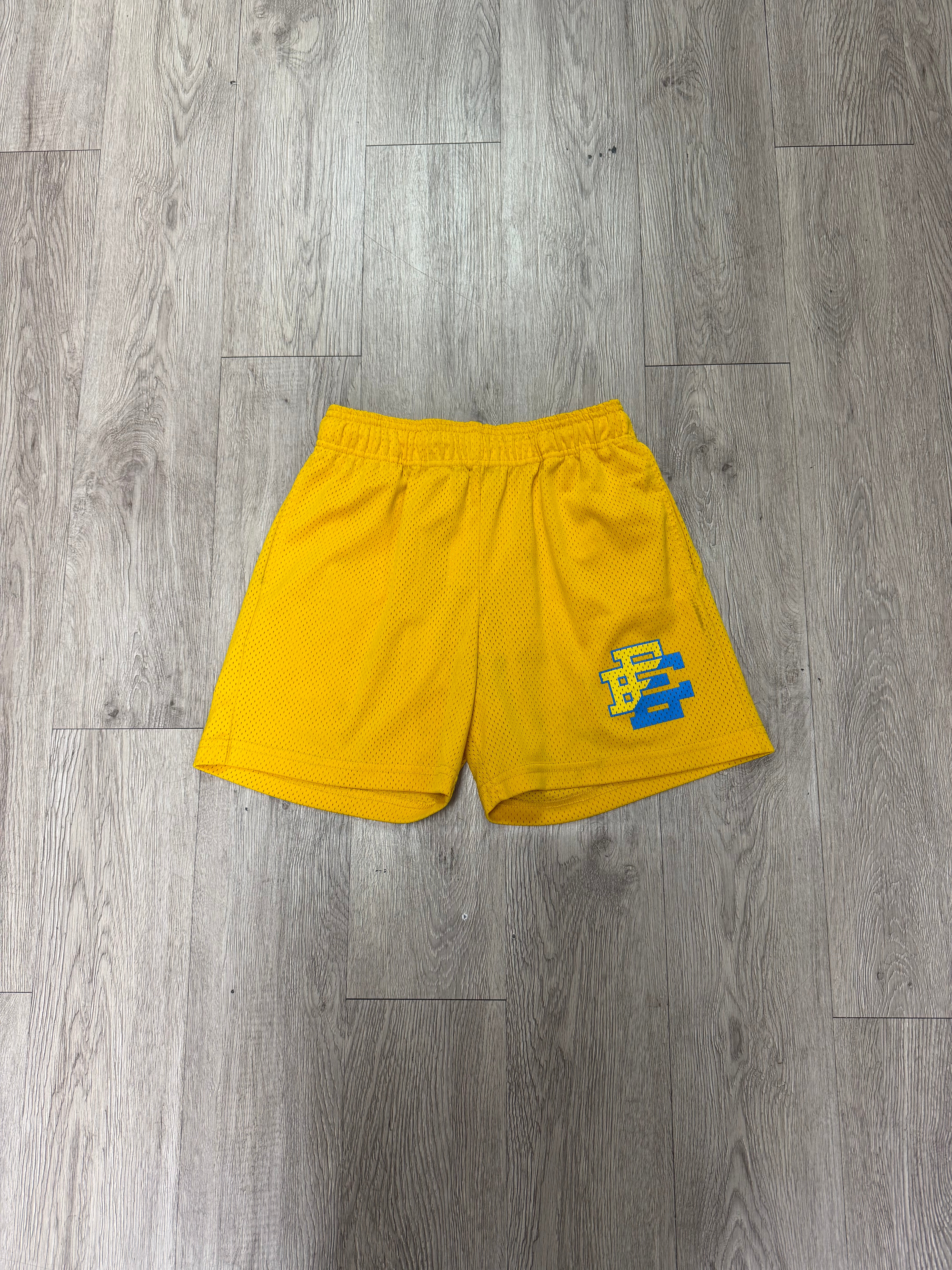 Eric Emanuel Yellow Blue Shorts