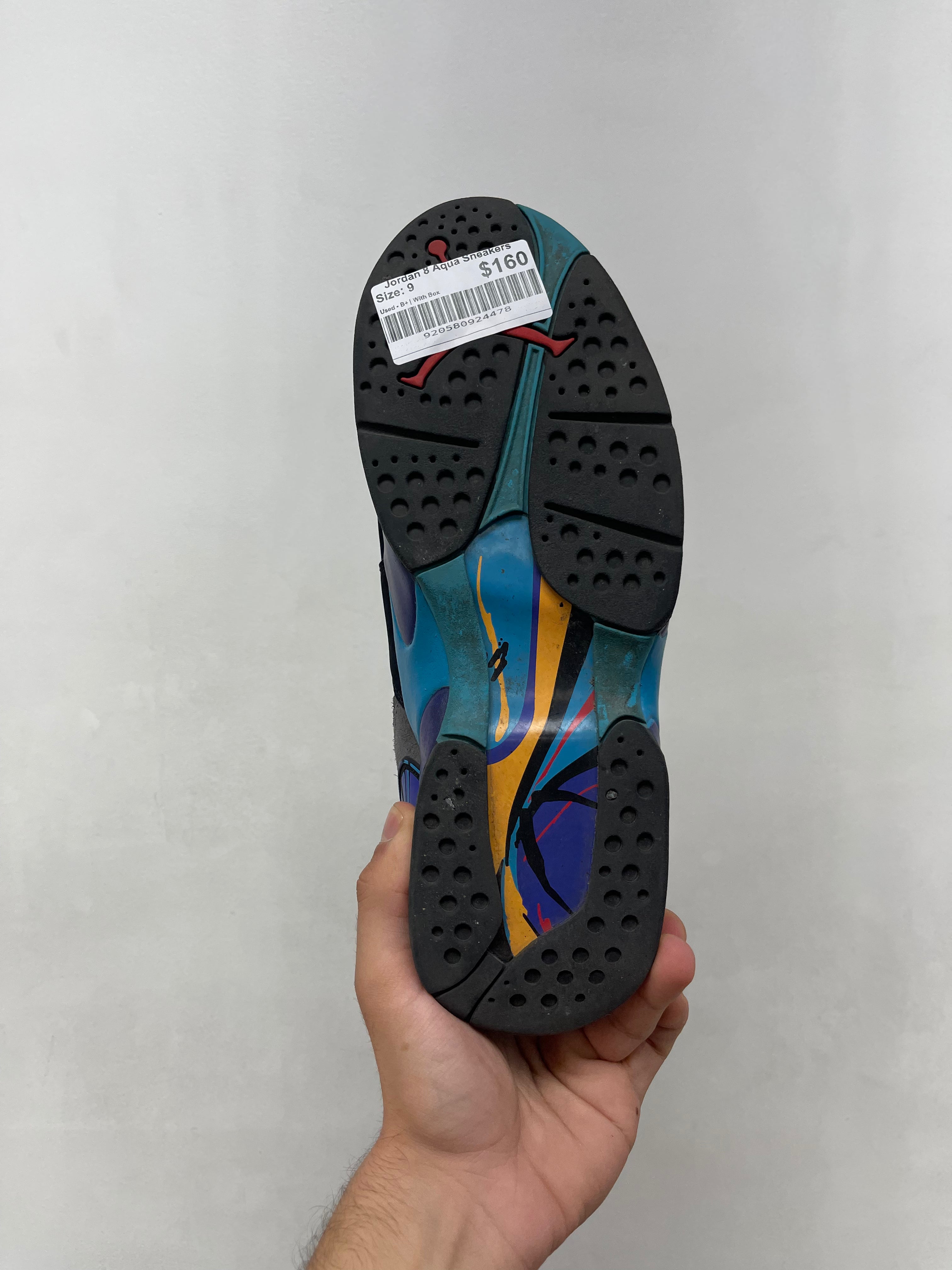 Jordan 8 Aqua Sneakers