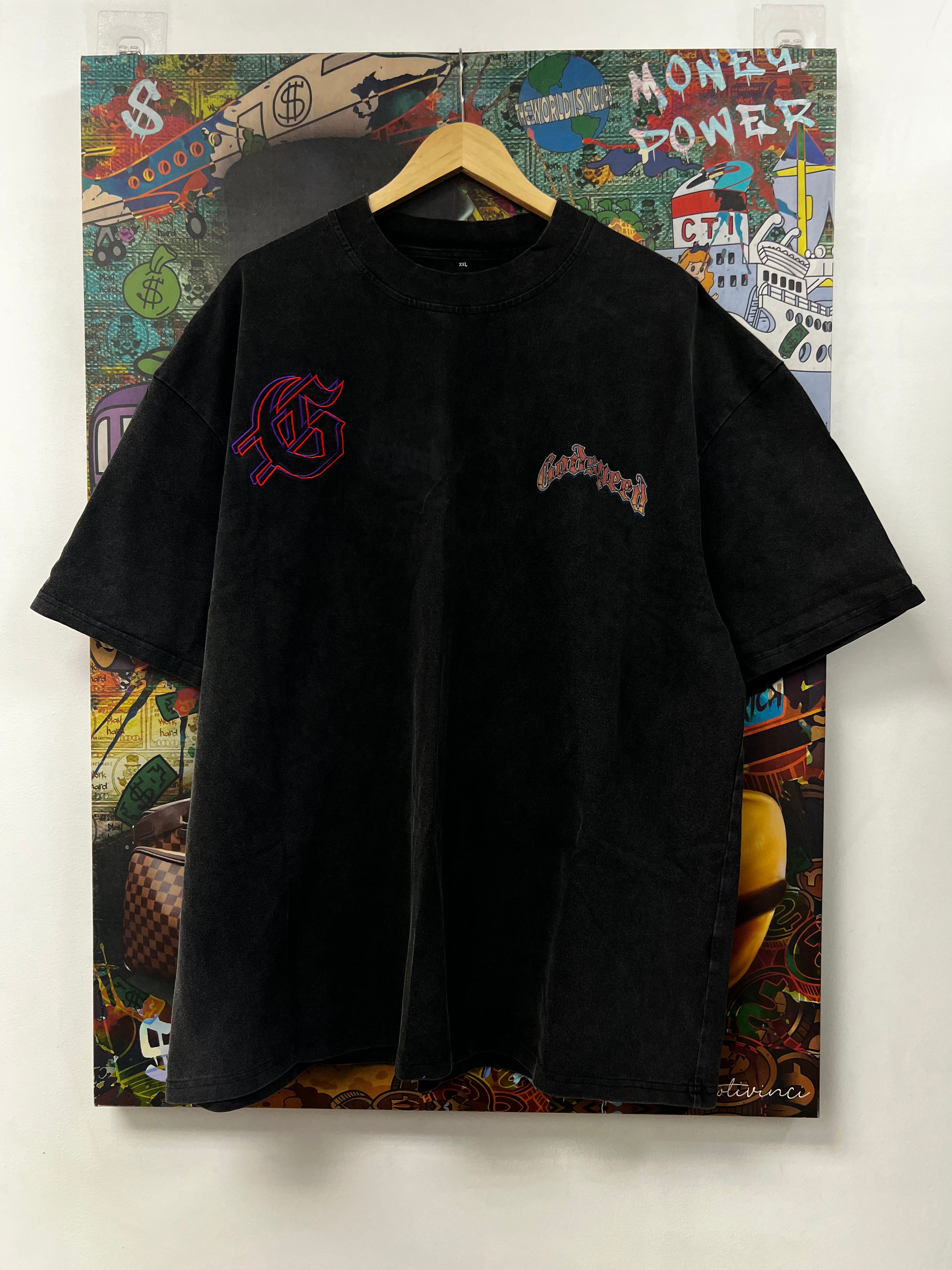 Godspeed Black Wash Pit Stop Tee