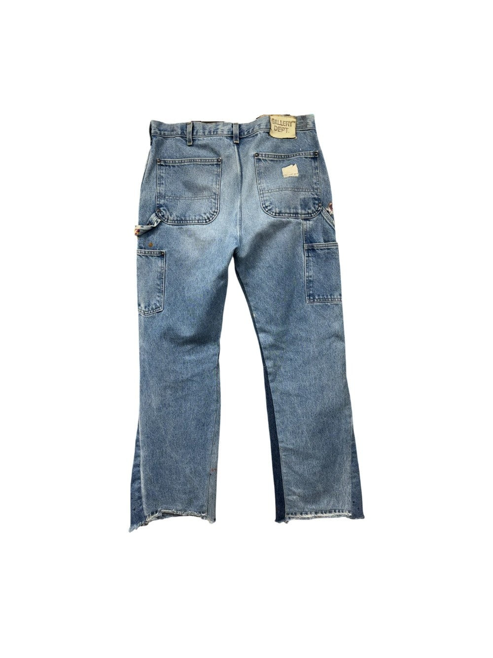 Gallery Dept Carhartt Flared Paint Splatter Blue Jeans