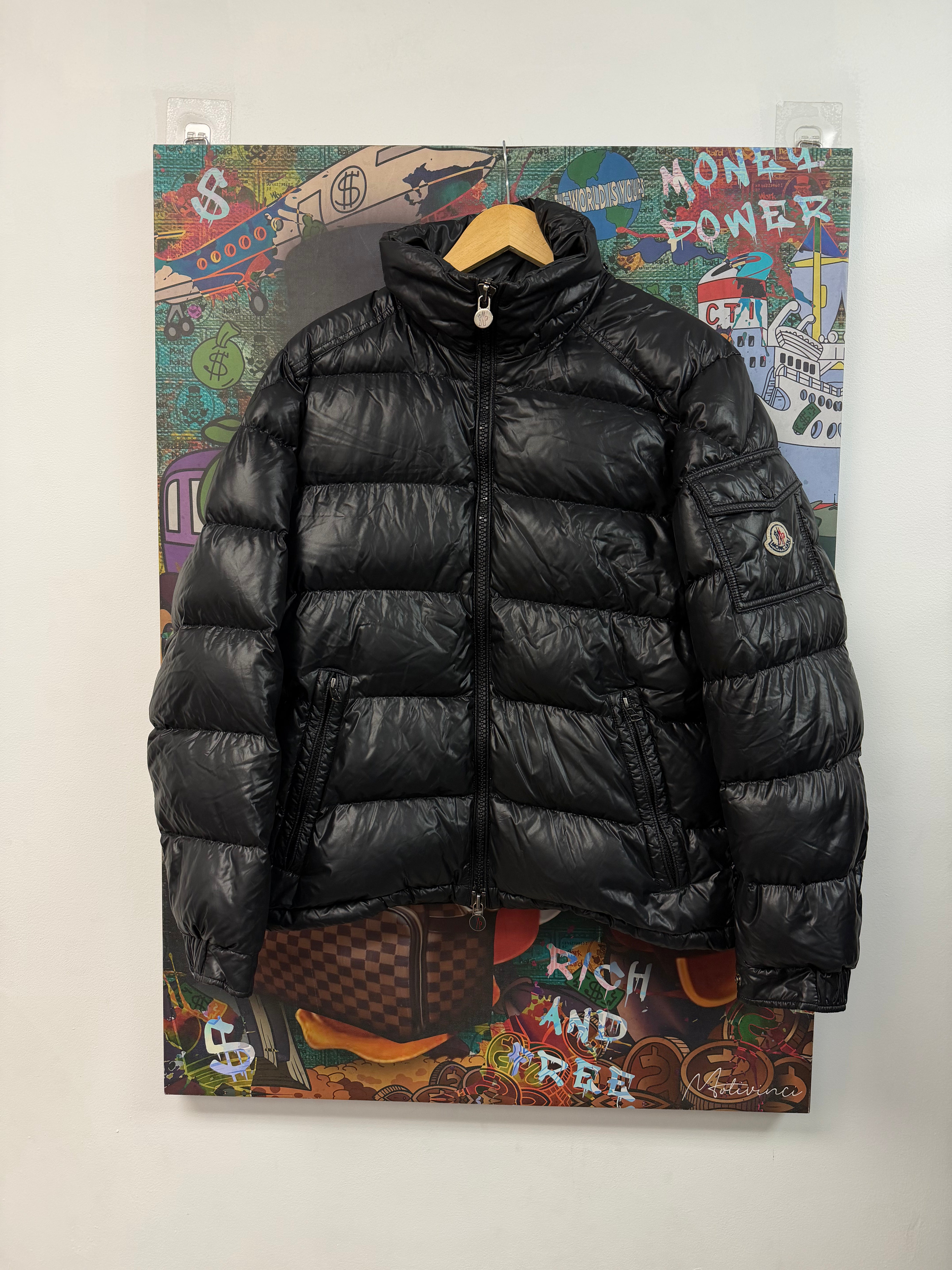 Moncler Maya Black Used 2 (Small)