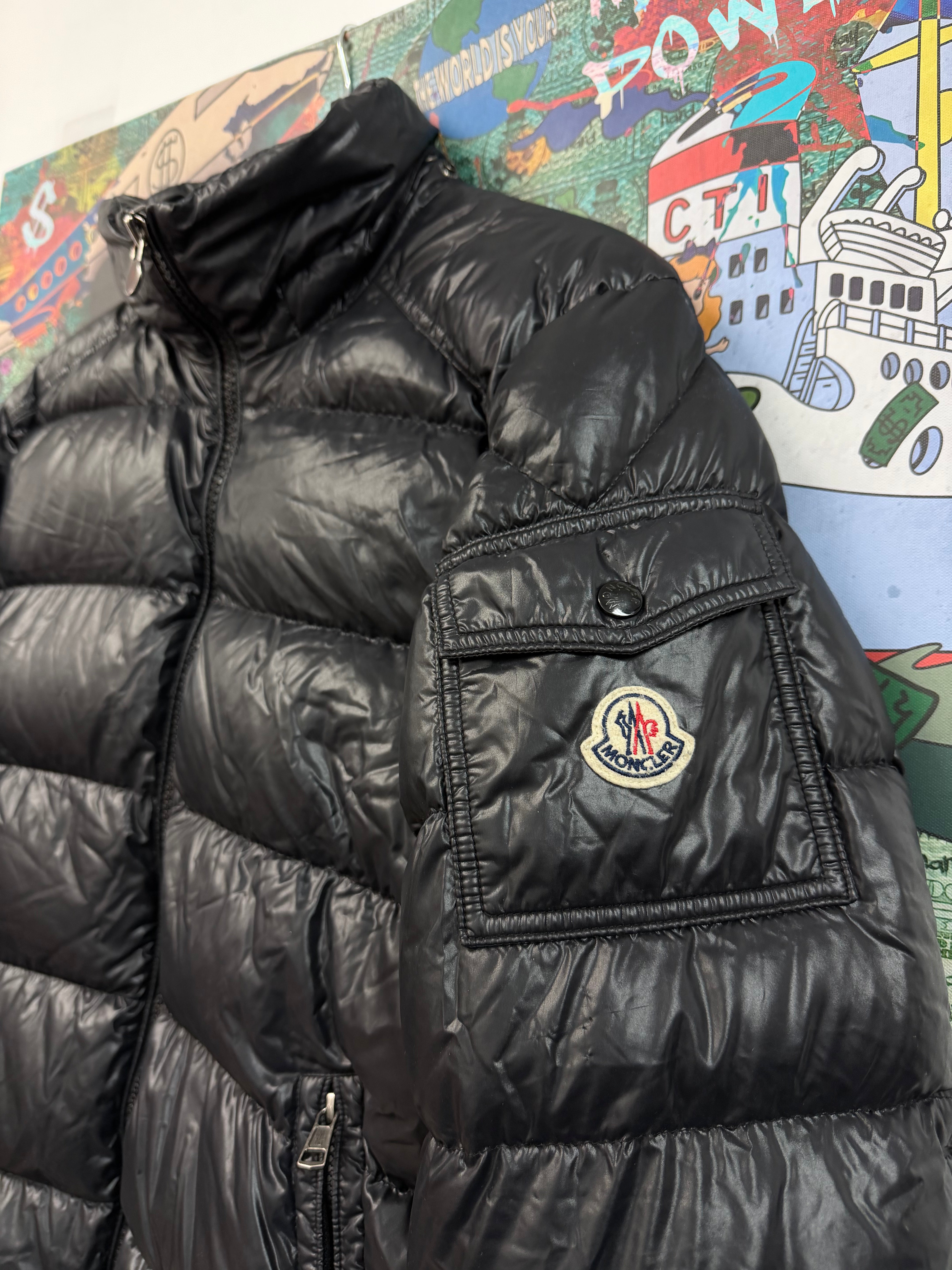 Moncler Maya Black Used 2 (Small)