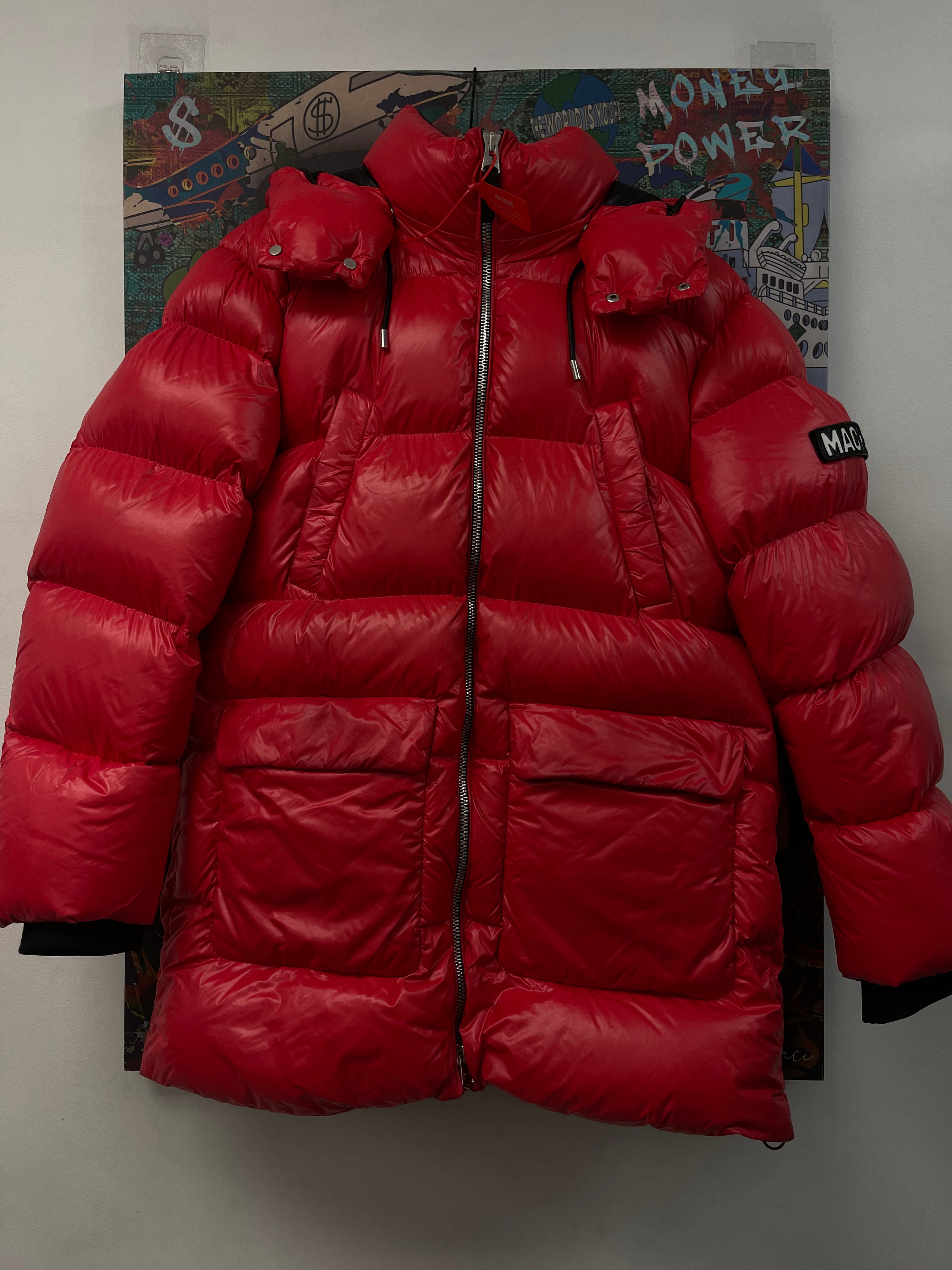 Mackage Red Sleeve Logo (42) Puffer Jacket