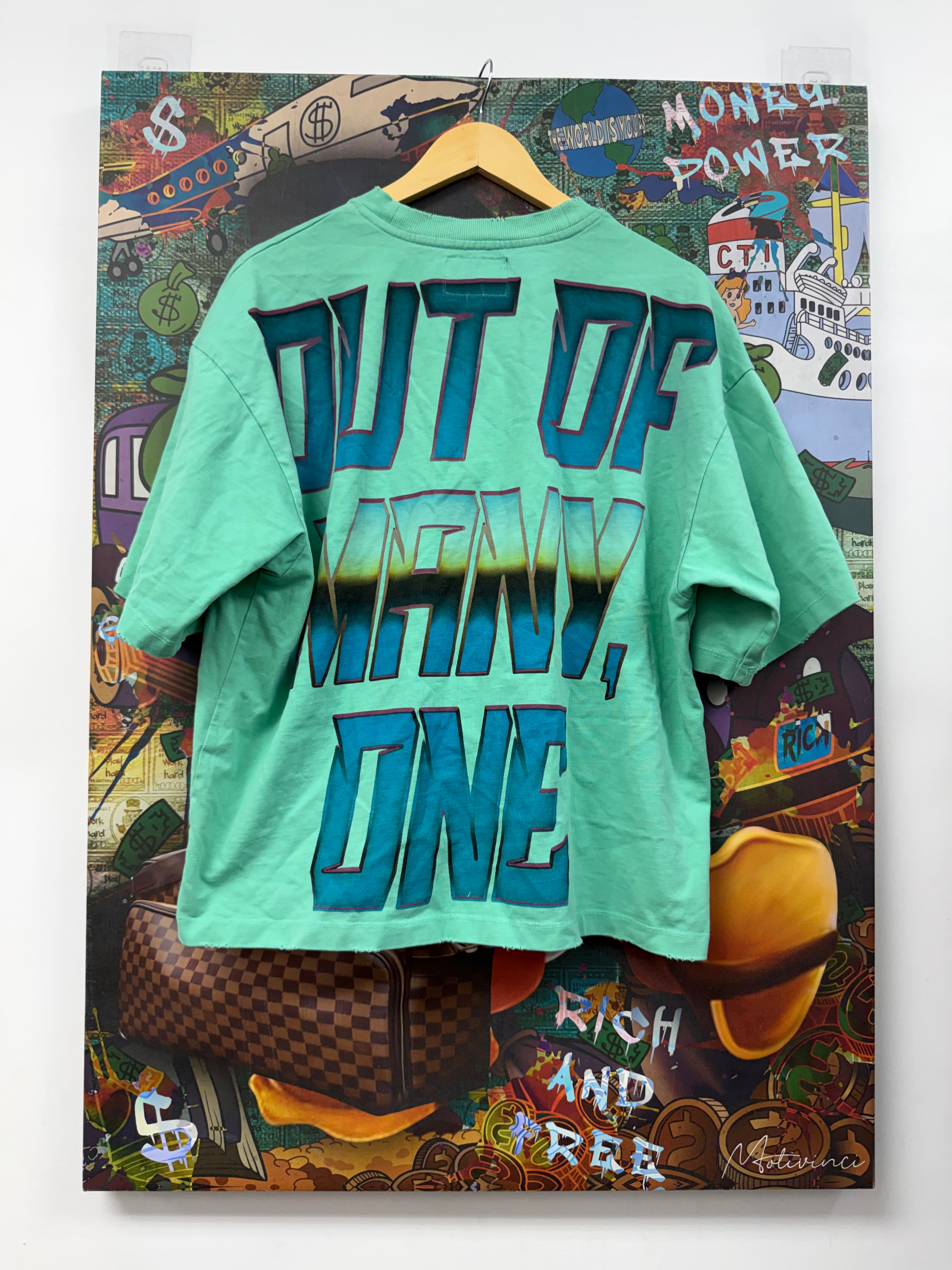 Godspeed Teal Miami Boat Tee