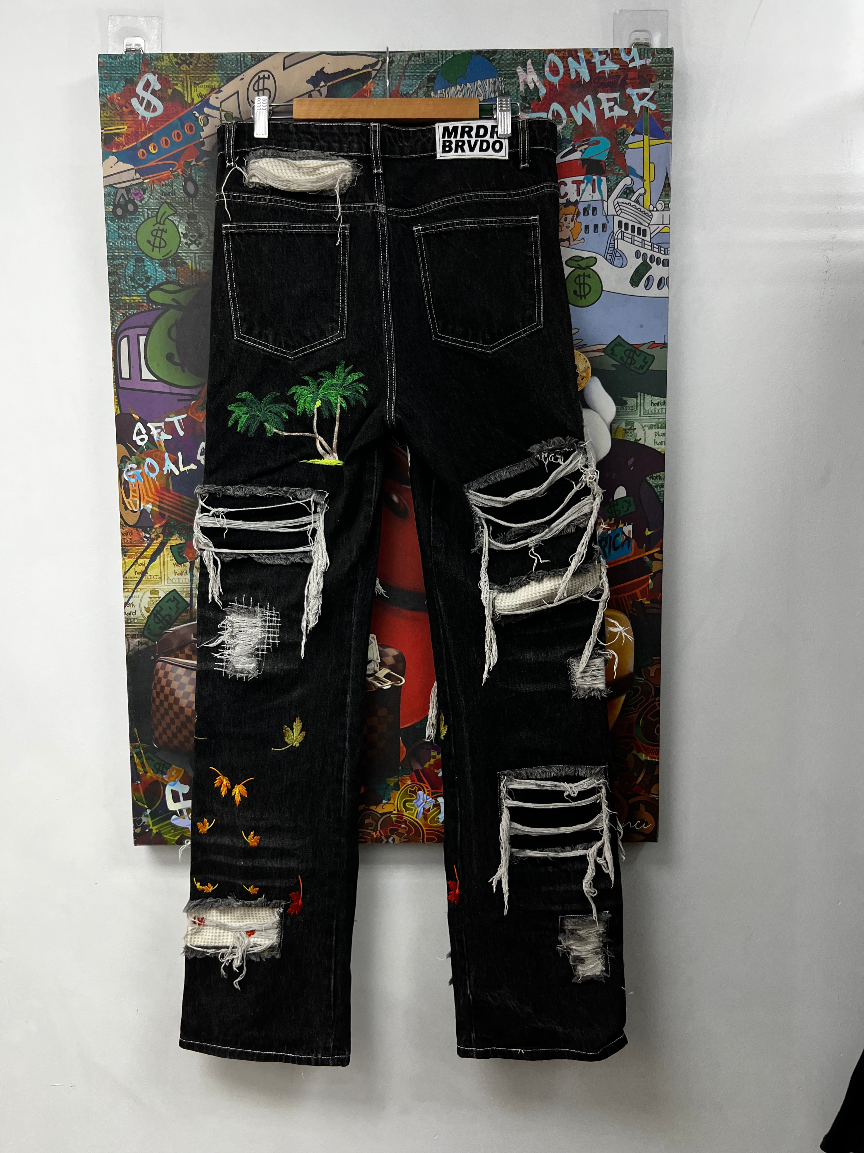 Who Decides War Black Four Seasons Denim Jeans