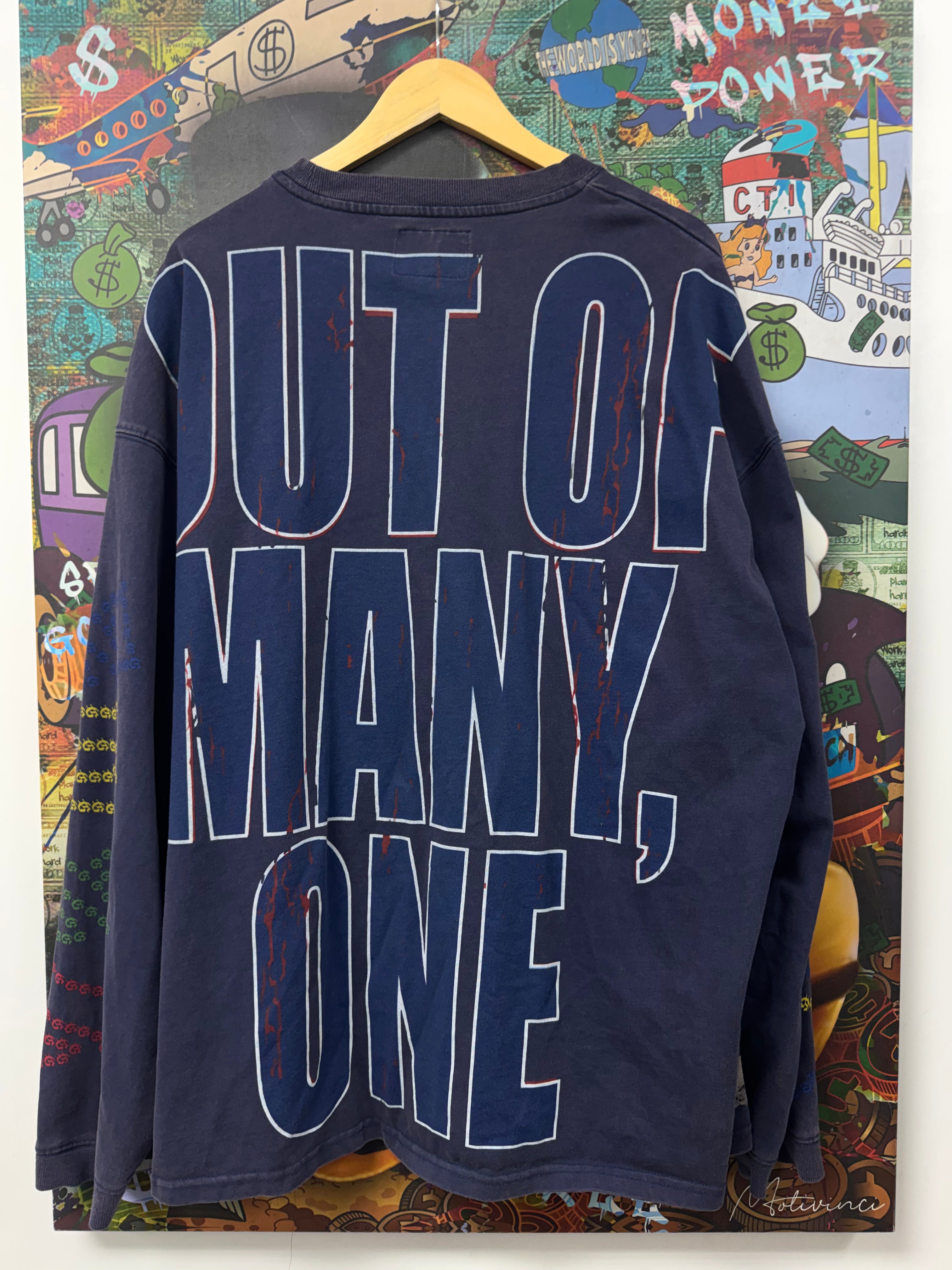 Godspeed Navy Endzone Long Sleeve
