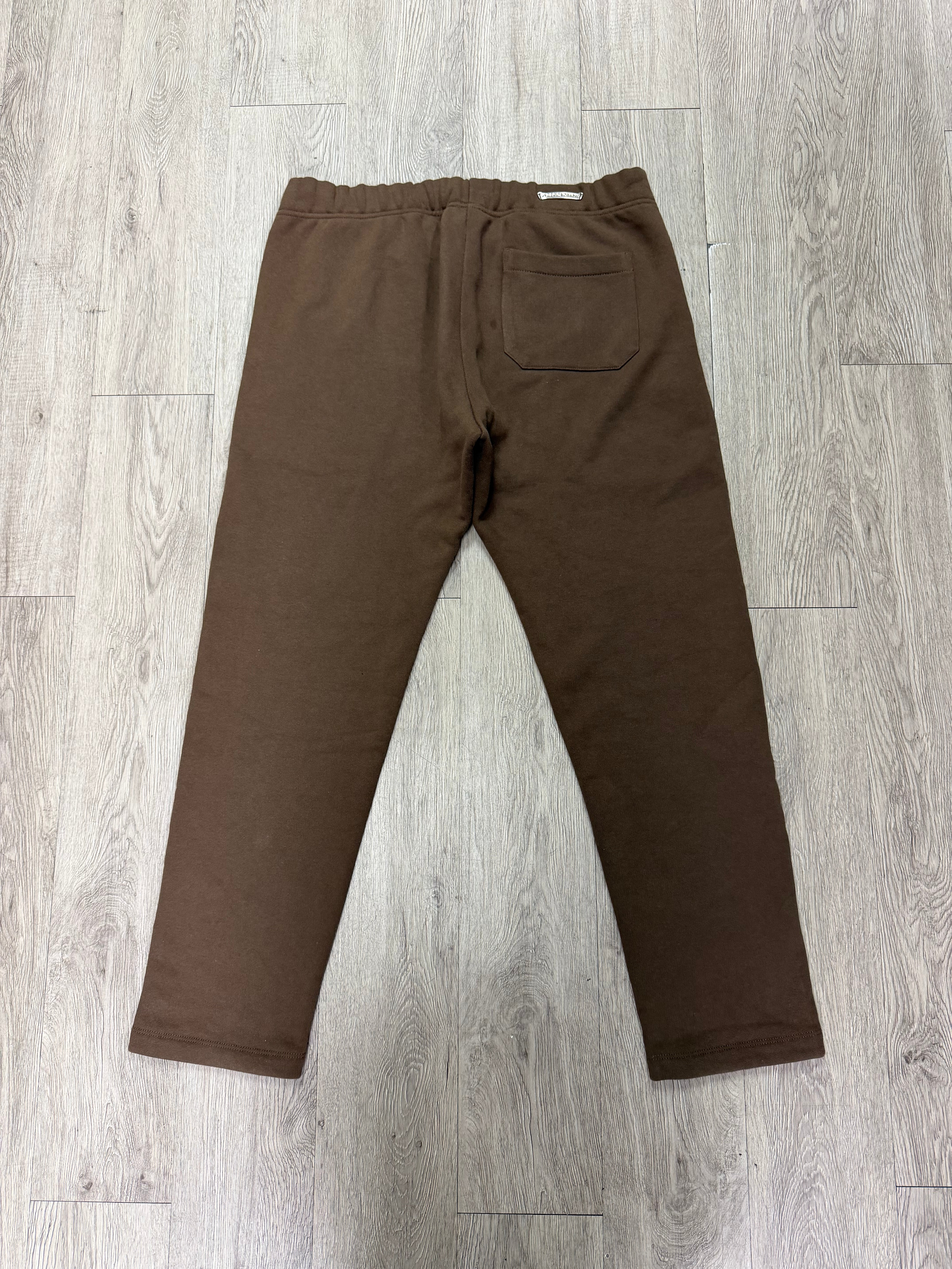 Chrome Hearts Brown Slo-Ride Embroidered Sweats