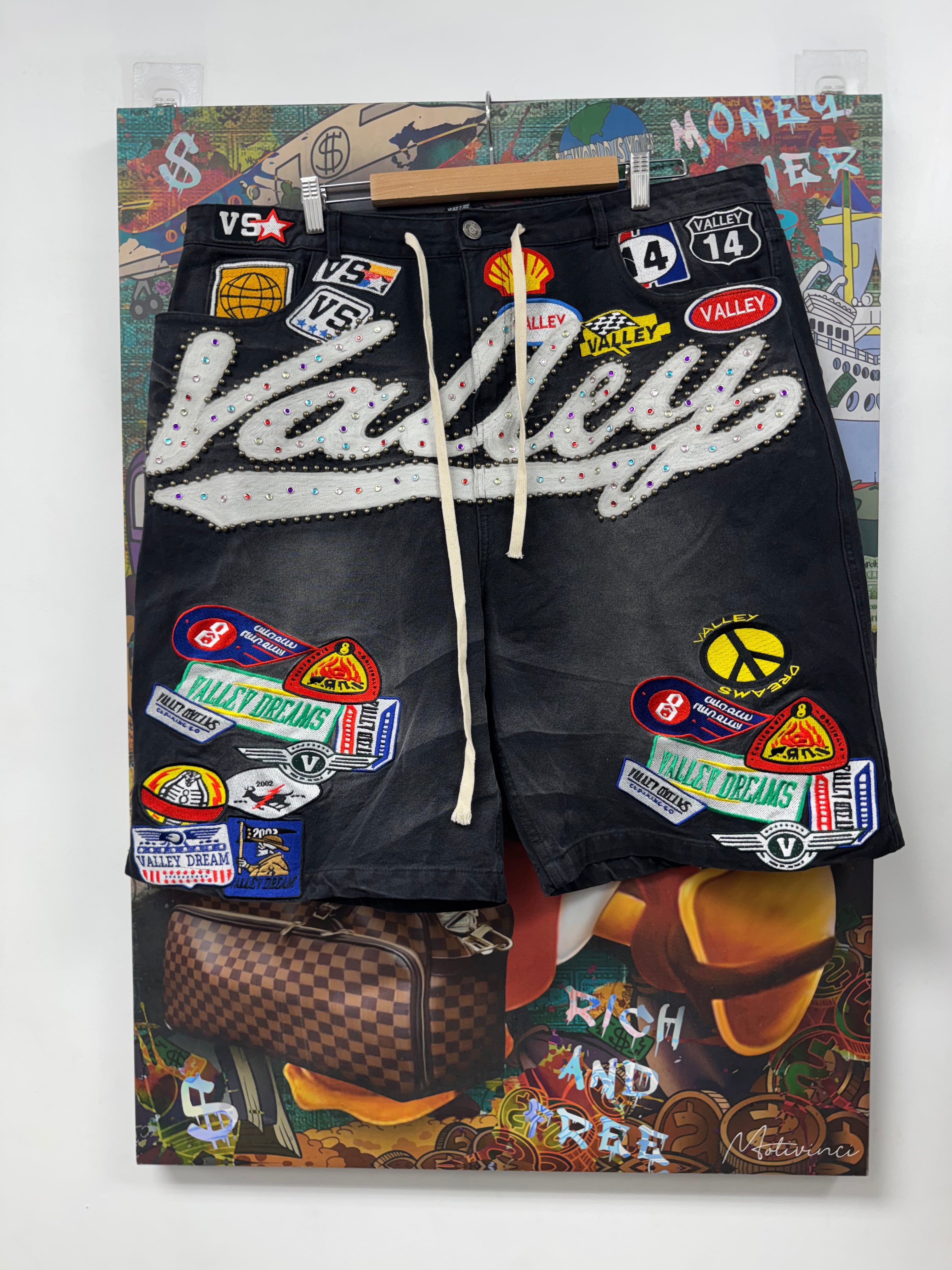 Vale 1980s Carpenter Jean Shorts