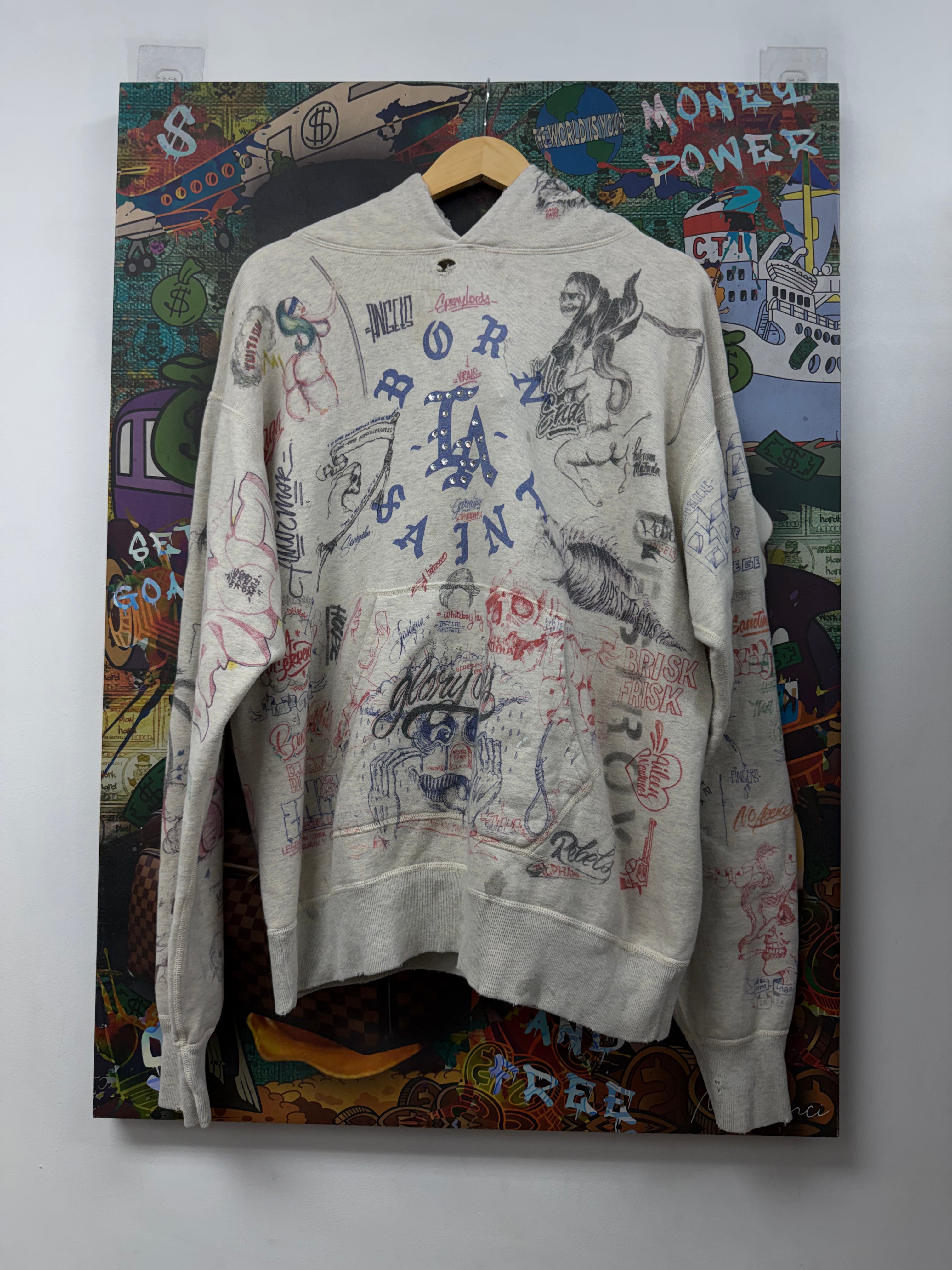 Saint Michael x Born N’ All Over Hoodie