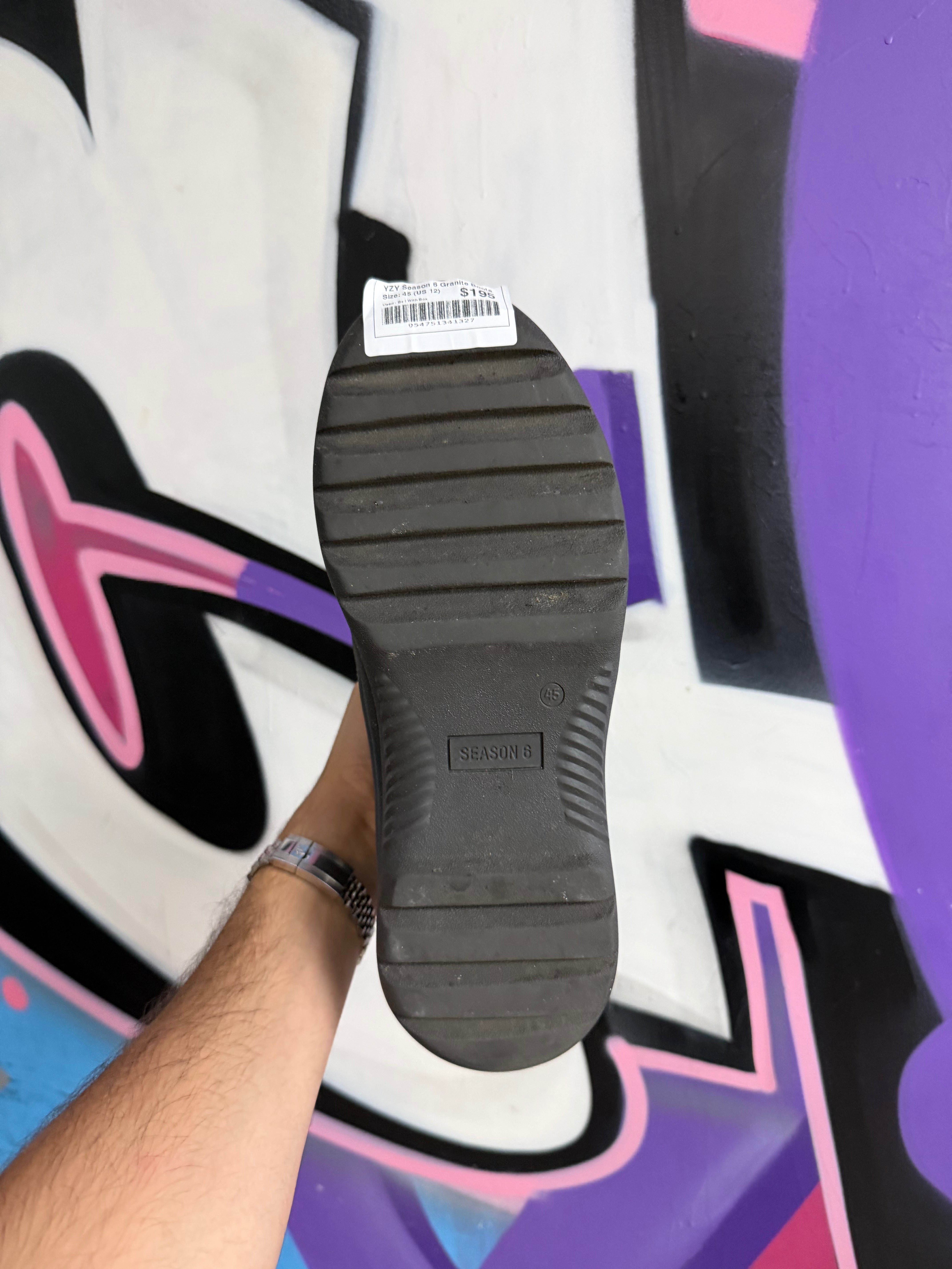 YZY Season 6 Granite Boots