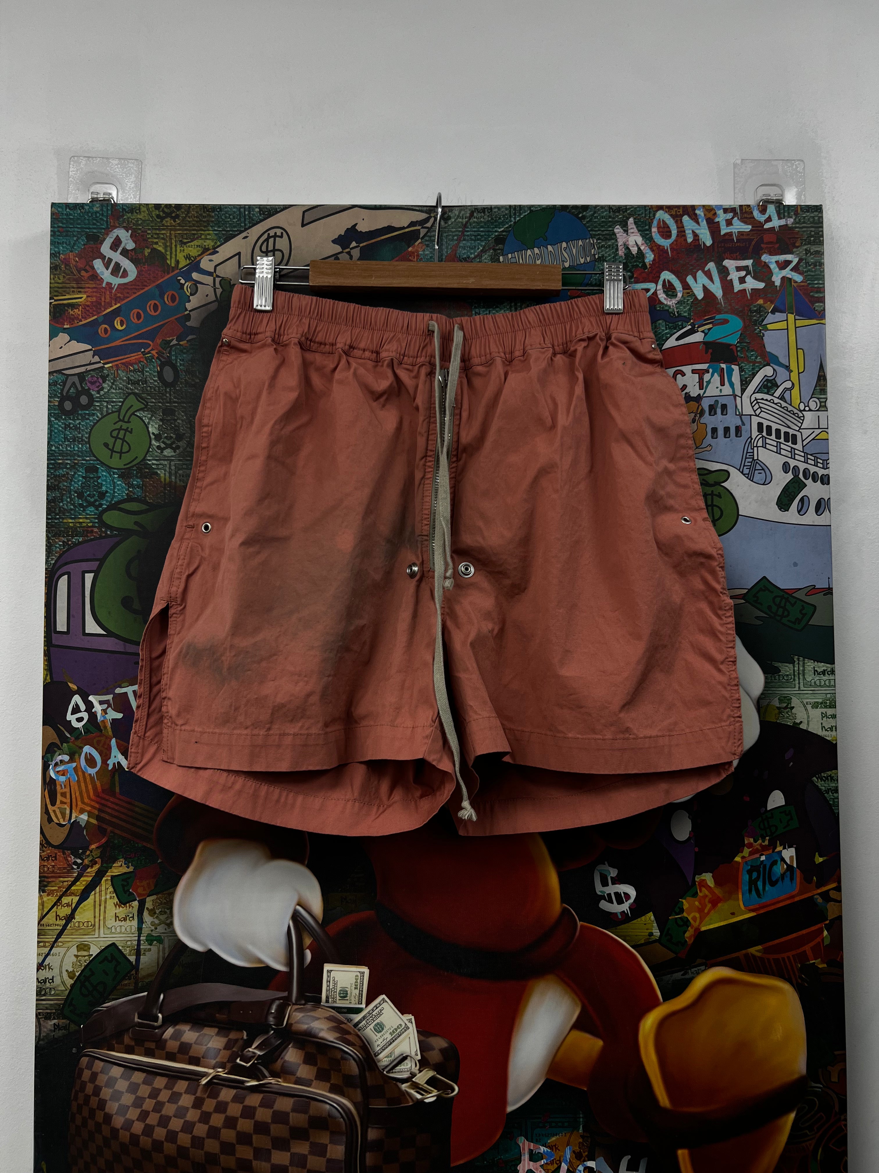 Rick Owens Salmon Pink Hollywood Boxer Shorts