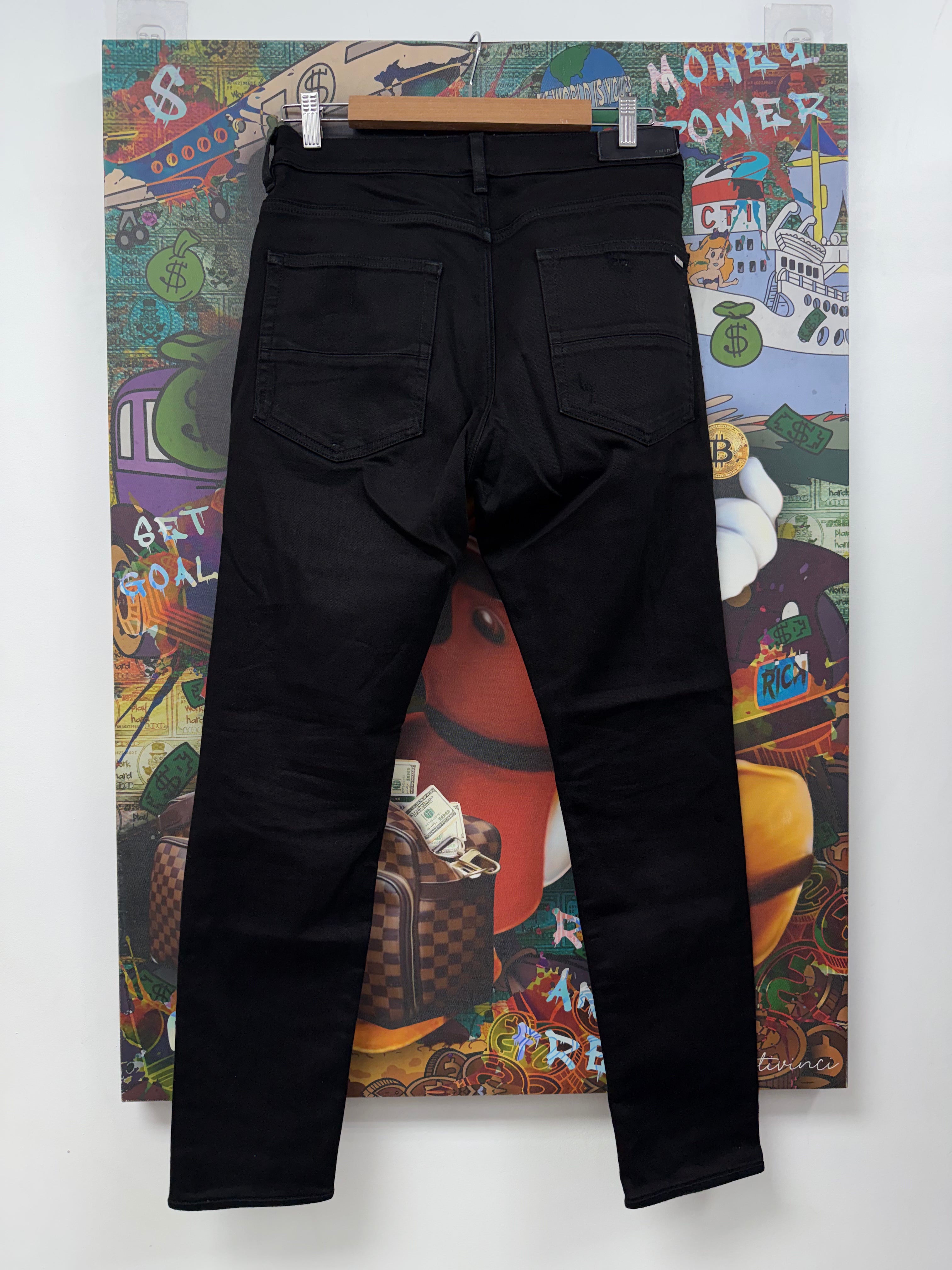 Amiri MX1 Black Brown Patch (Tailored) Jeans