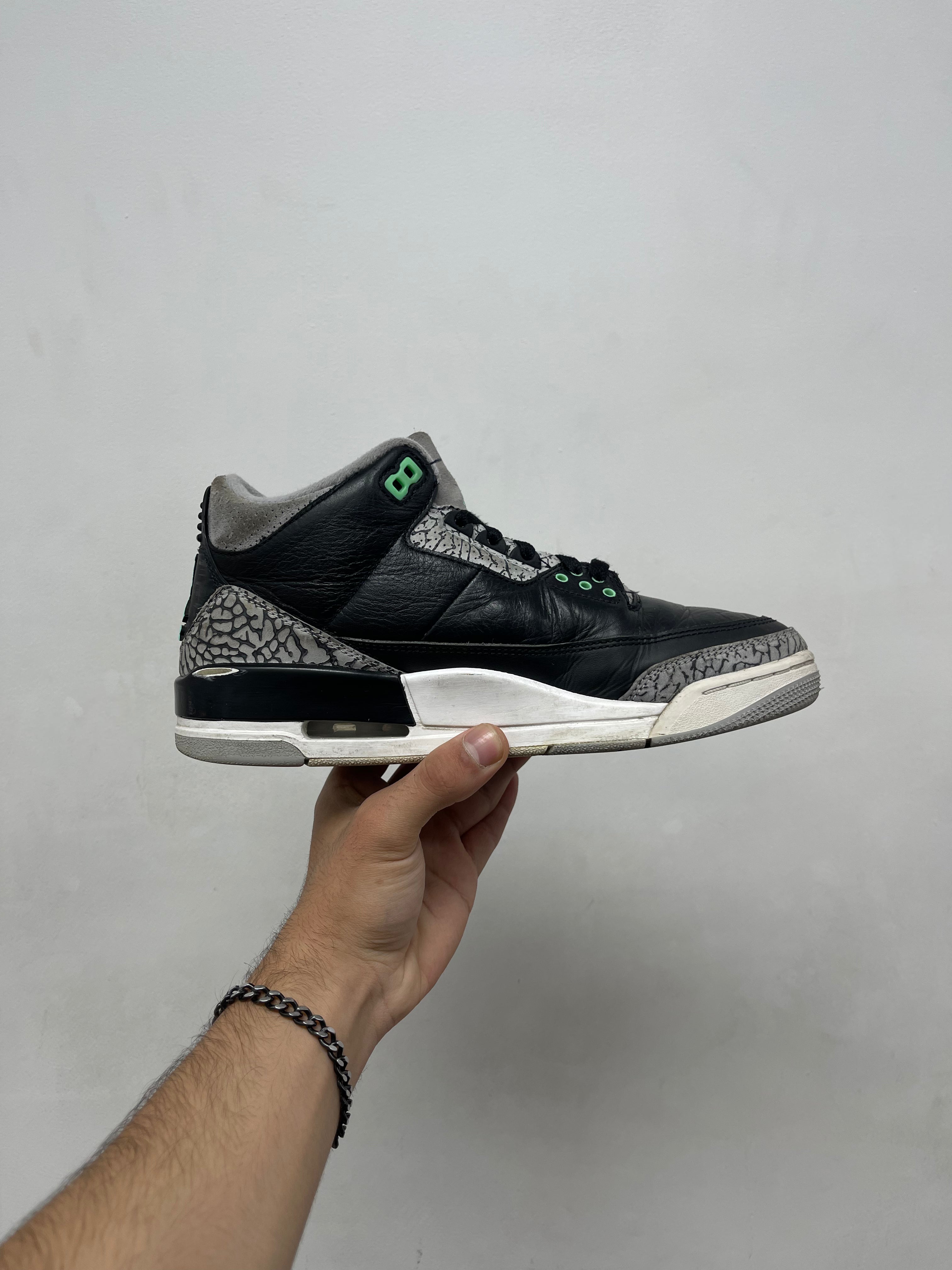 Jordan 3 Green Glow Sneakers
