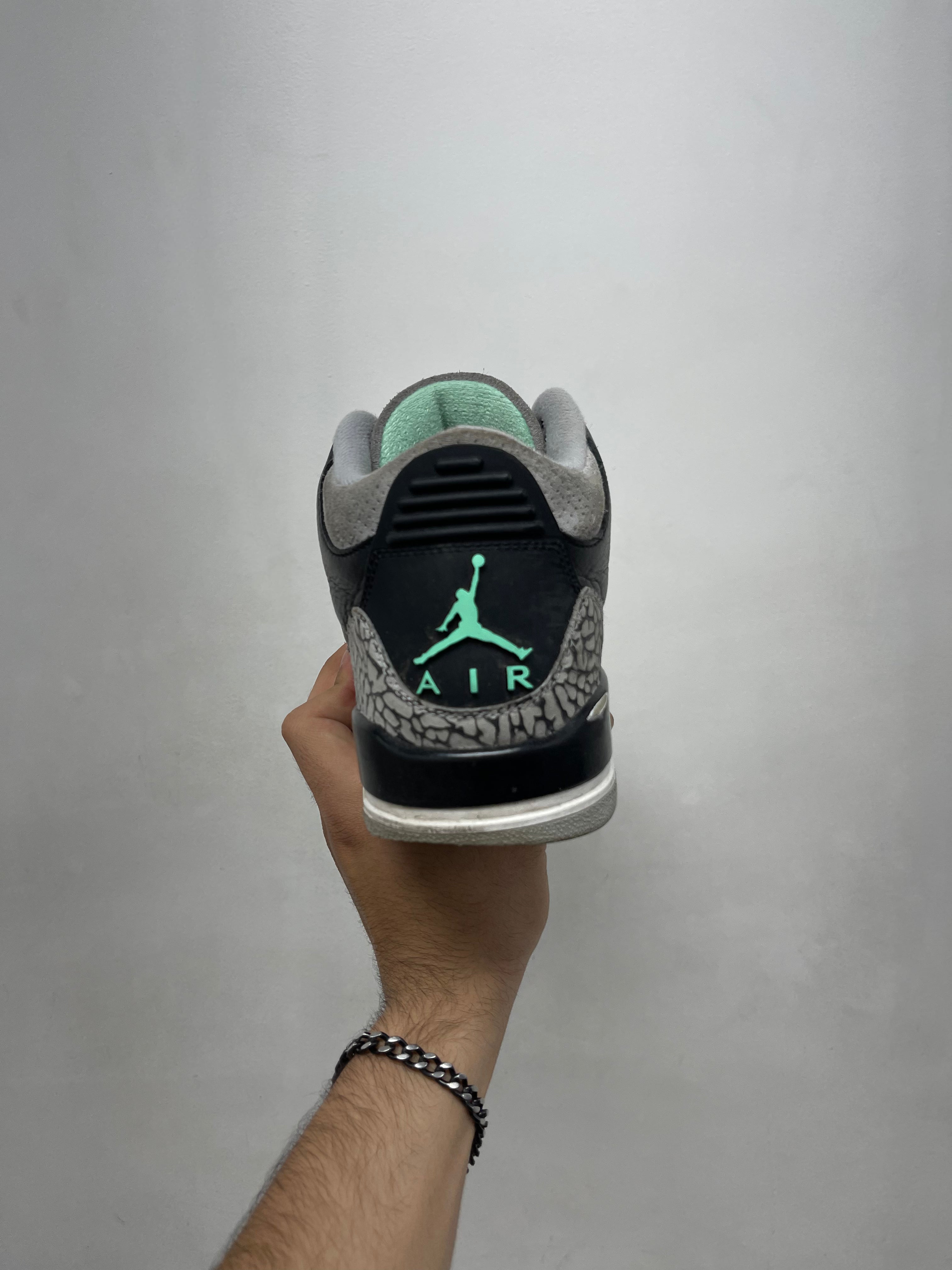 Jordan 3 Green Glow Sneakers
