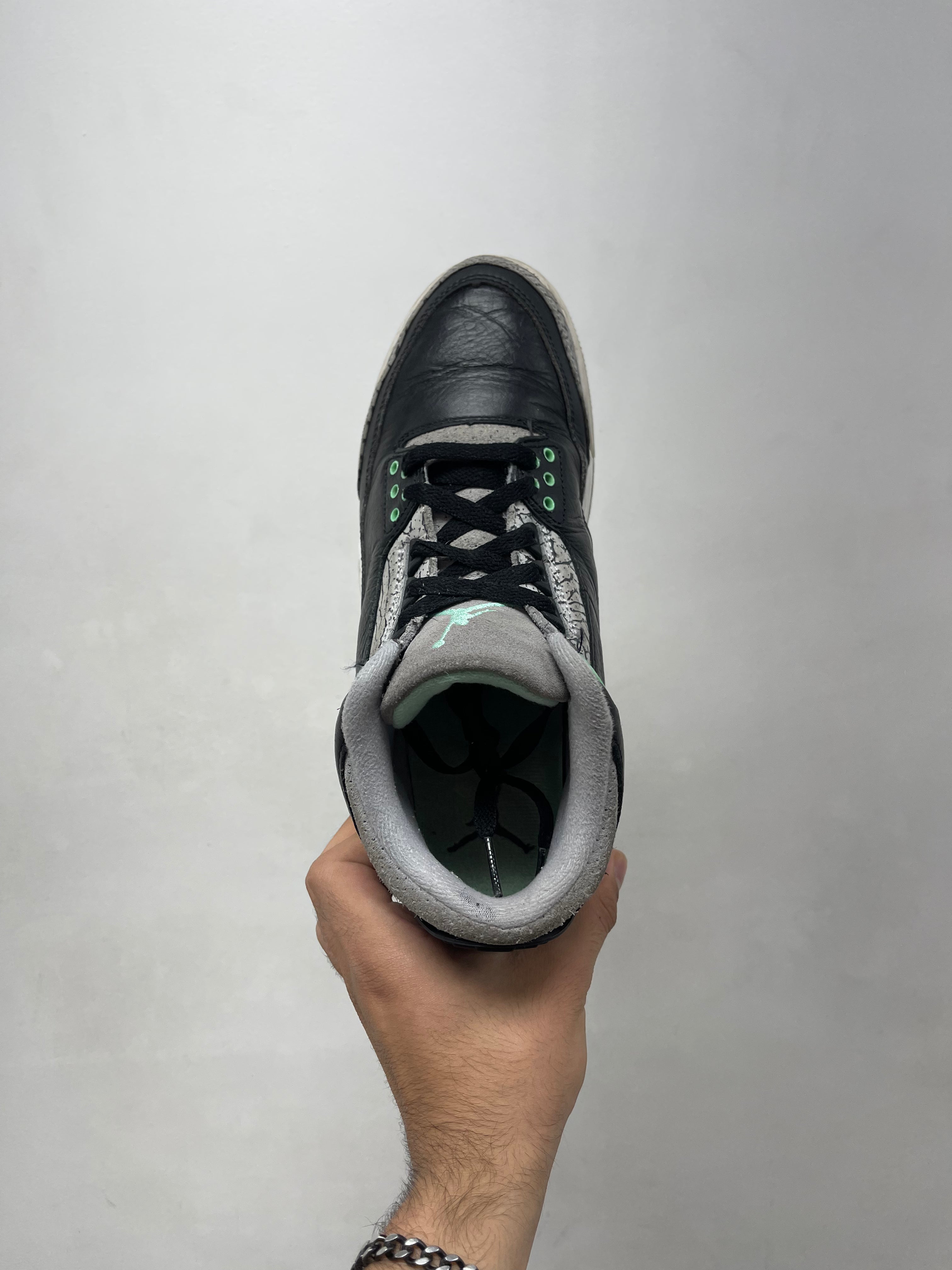 Jordan 3 Green Glow Sneakers