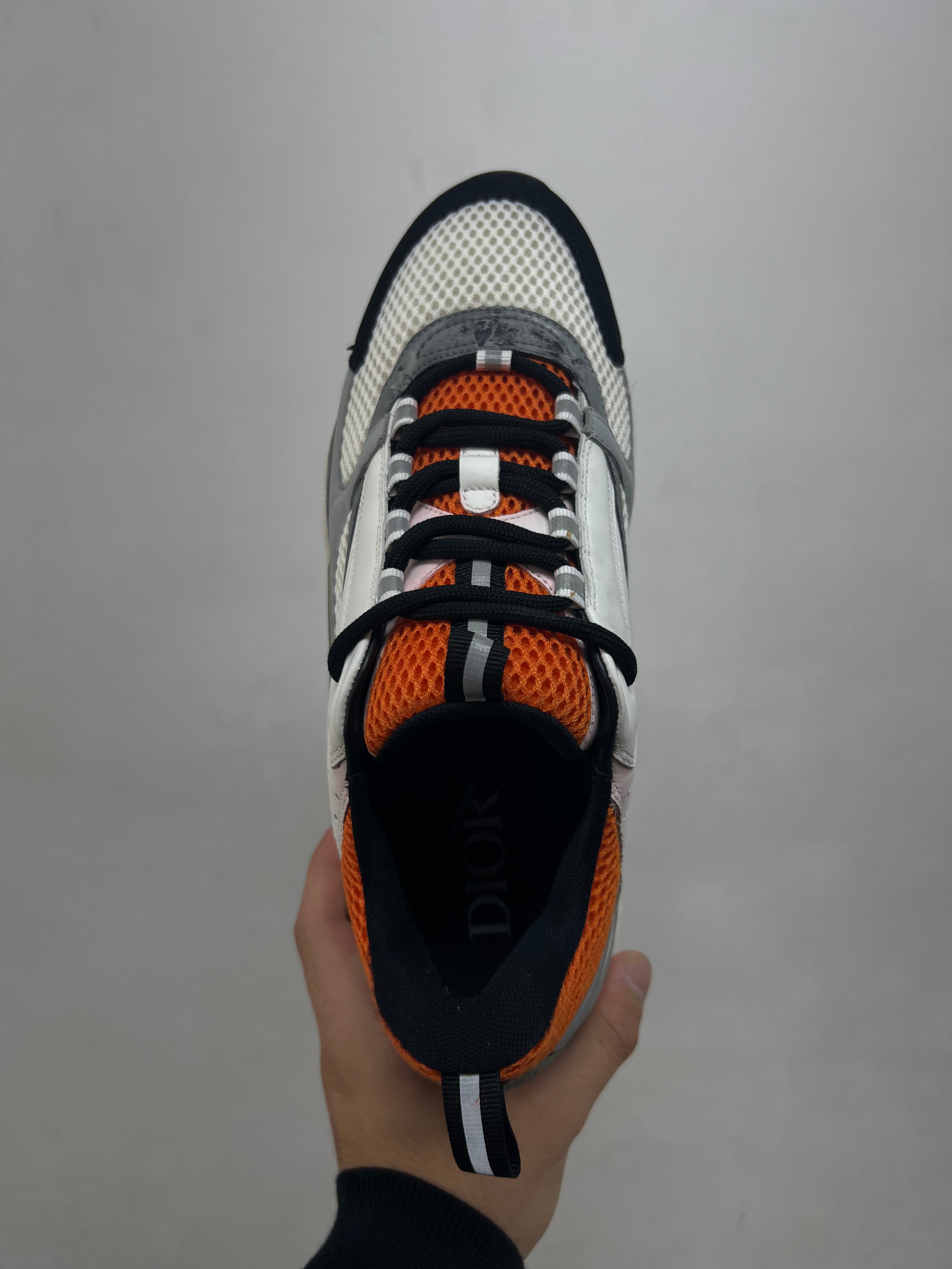 Dior White Orange B22 Sneakers