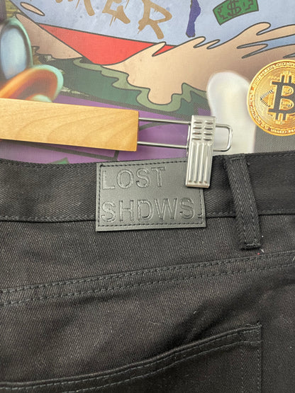LOST SHDWS Black Black Denim  New With Tags