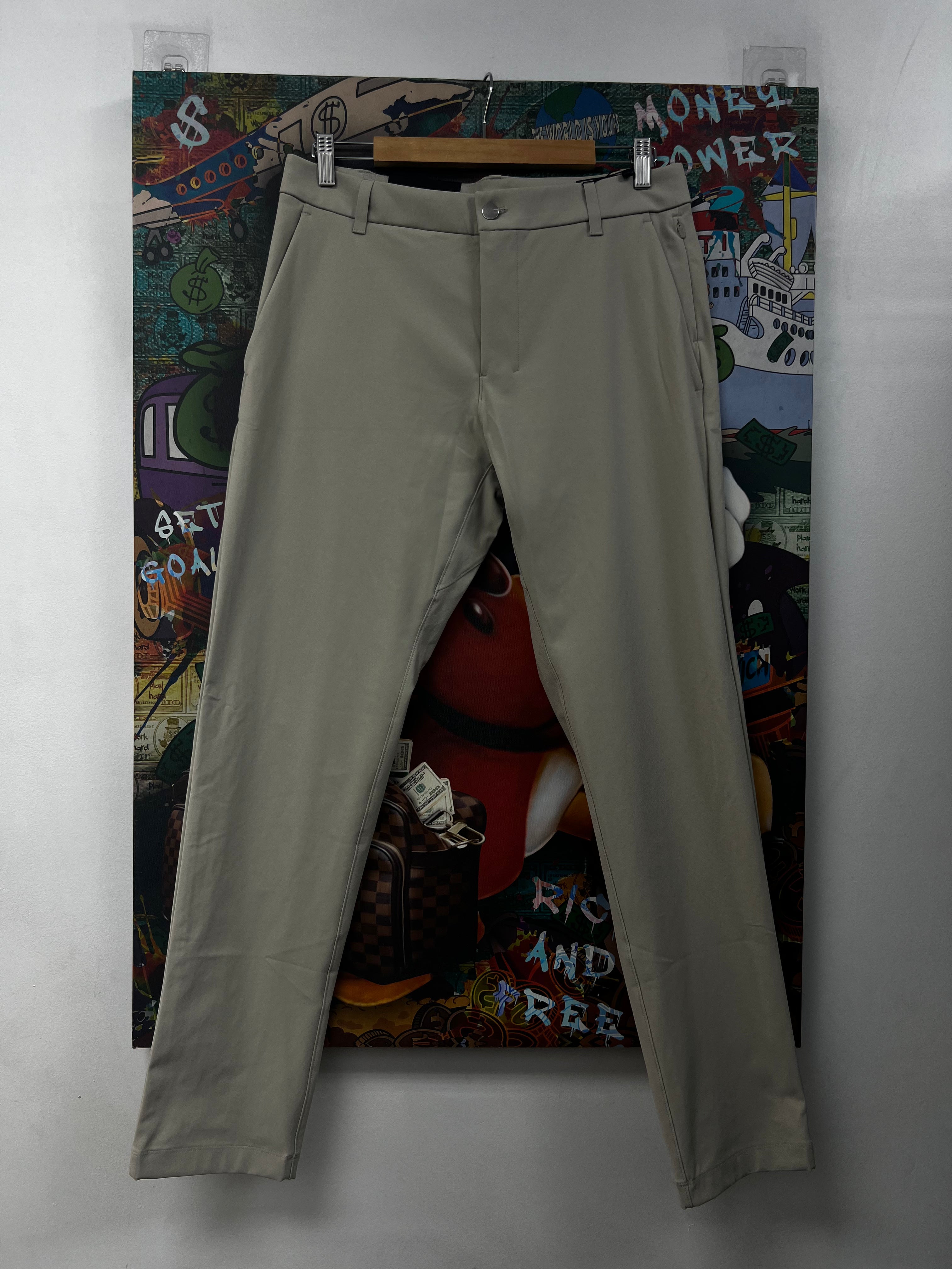 Lululemon Khaki Commission Classic Fit Pants