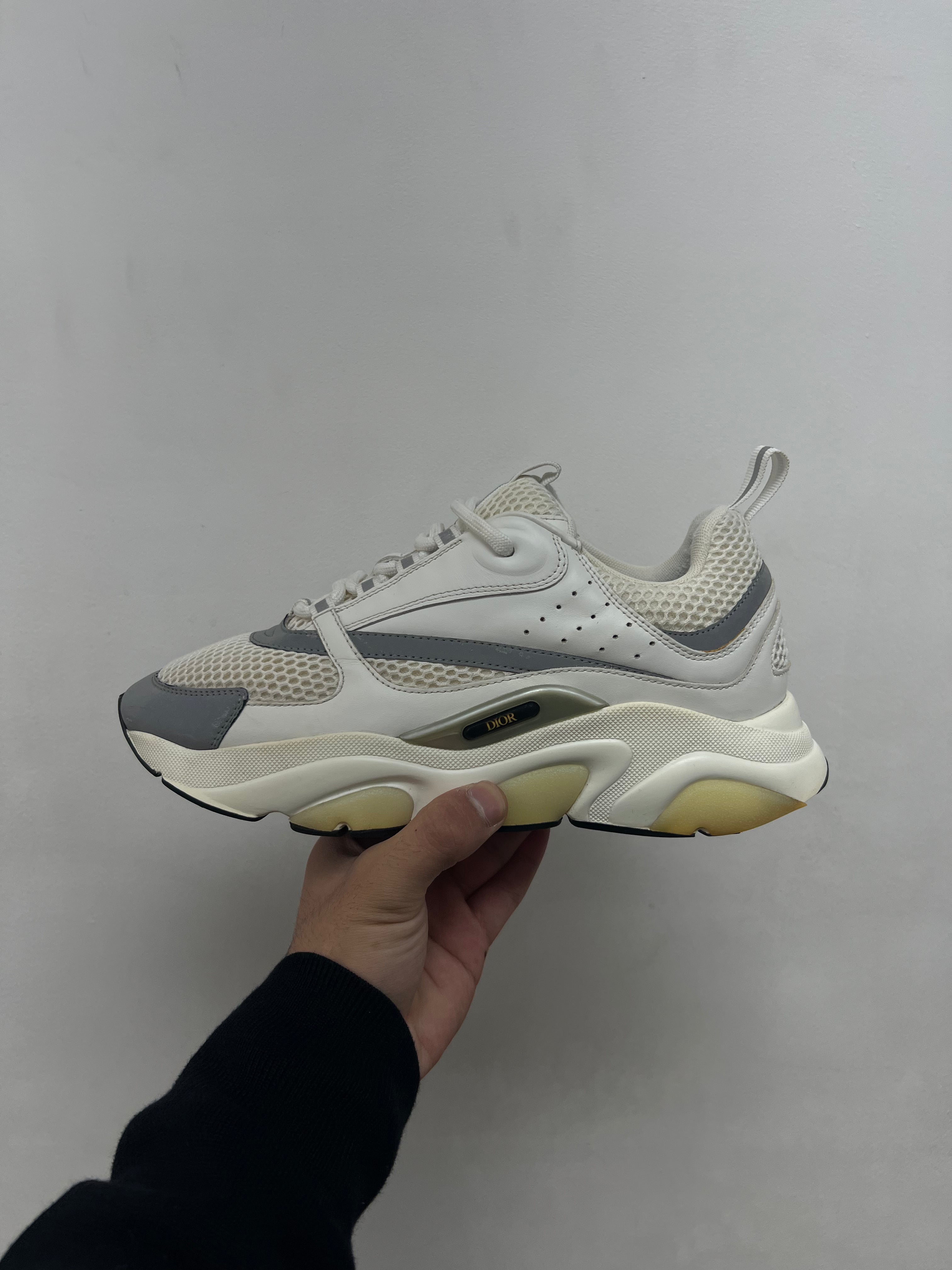 Dior White Silver B22 Sneakers