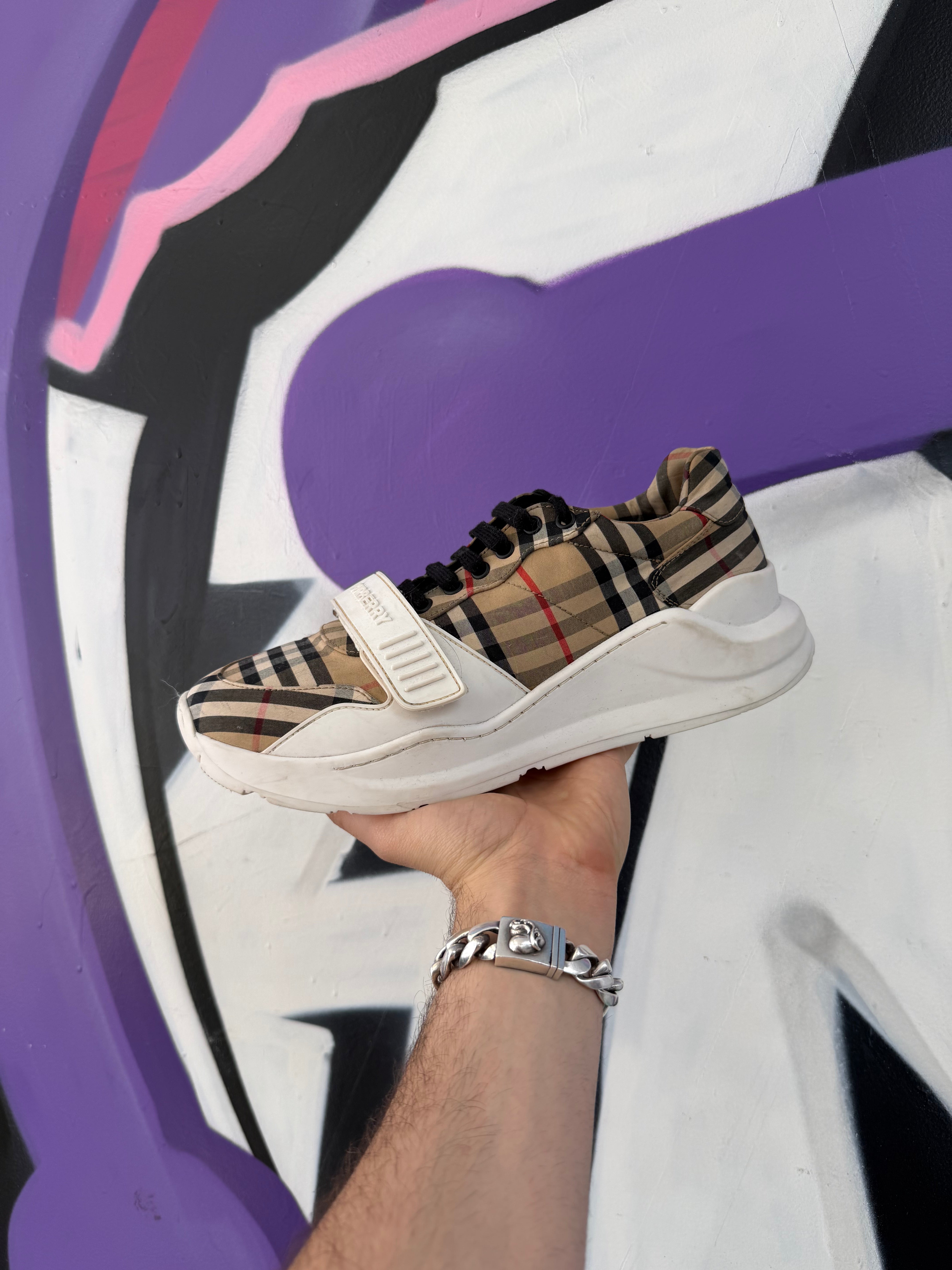 Burberry New Regis Check Sneakers