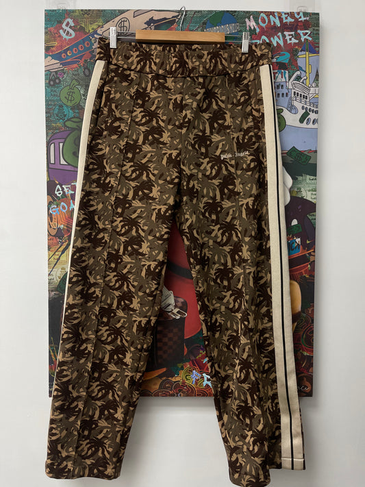 Palm Angels Brown Palm Tree Track Pants  Used