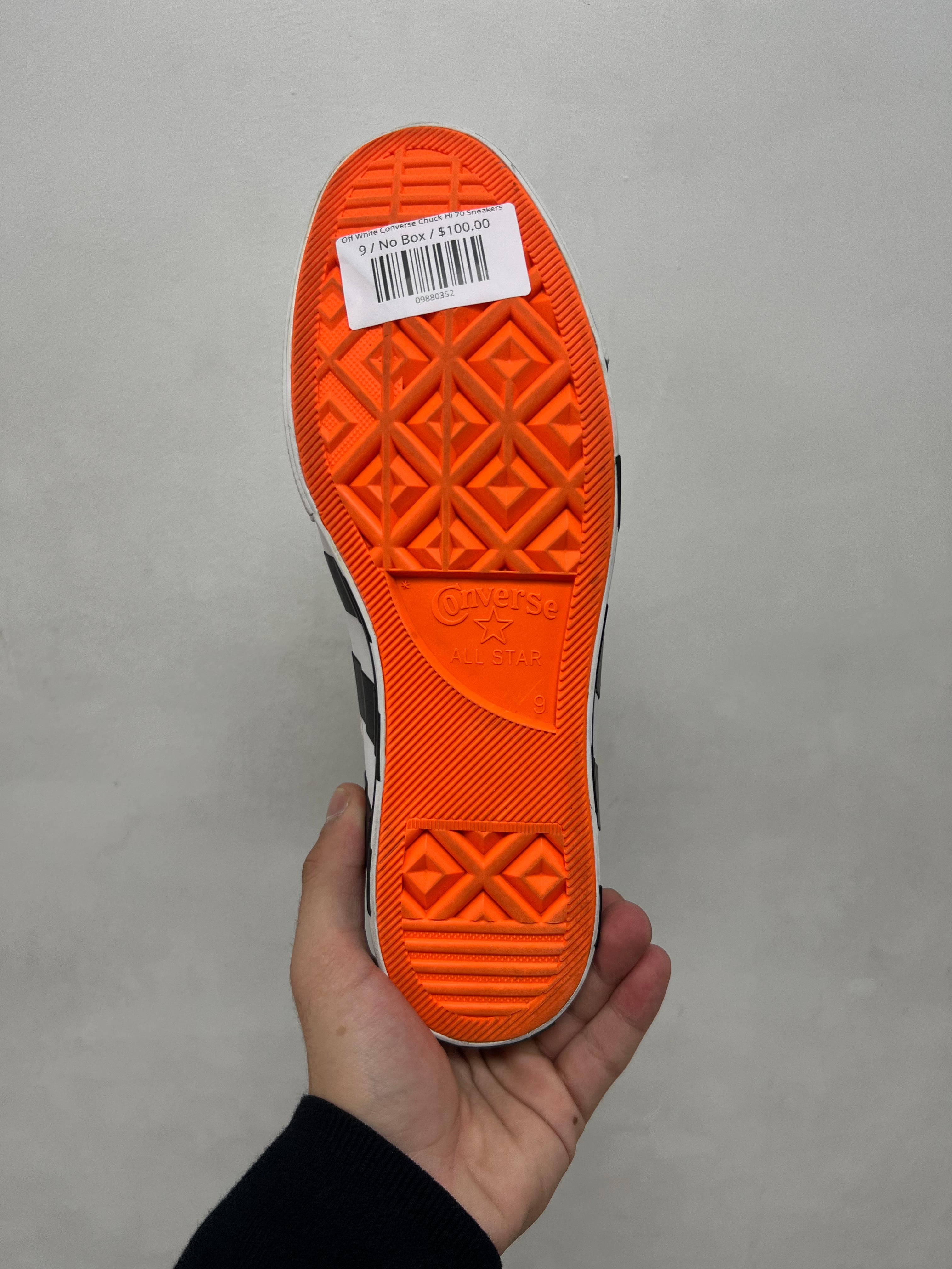 Off White Converse Chuck Hi 70 Sneakers