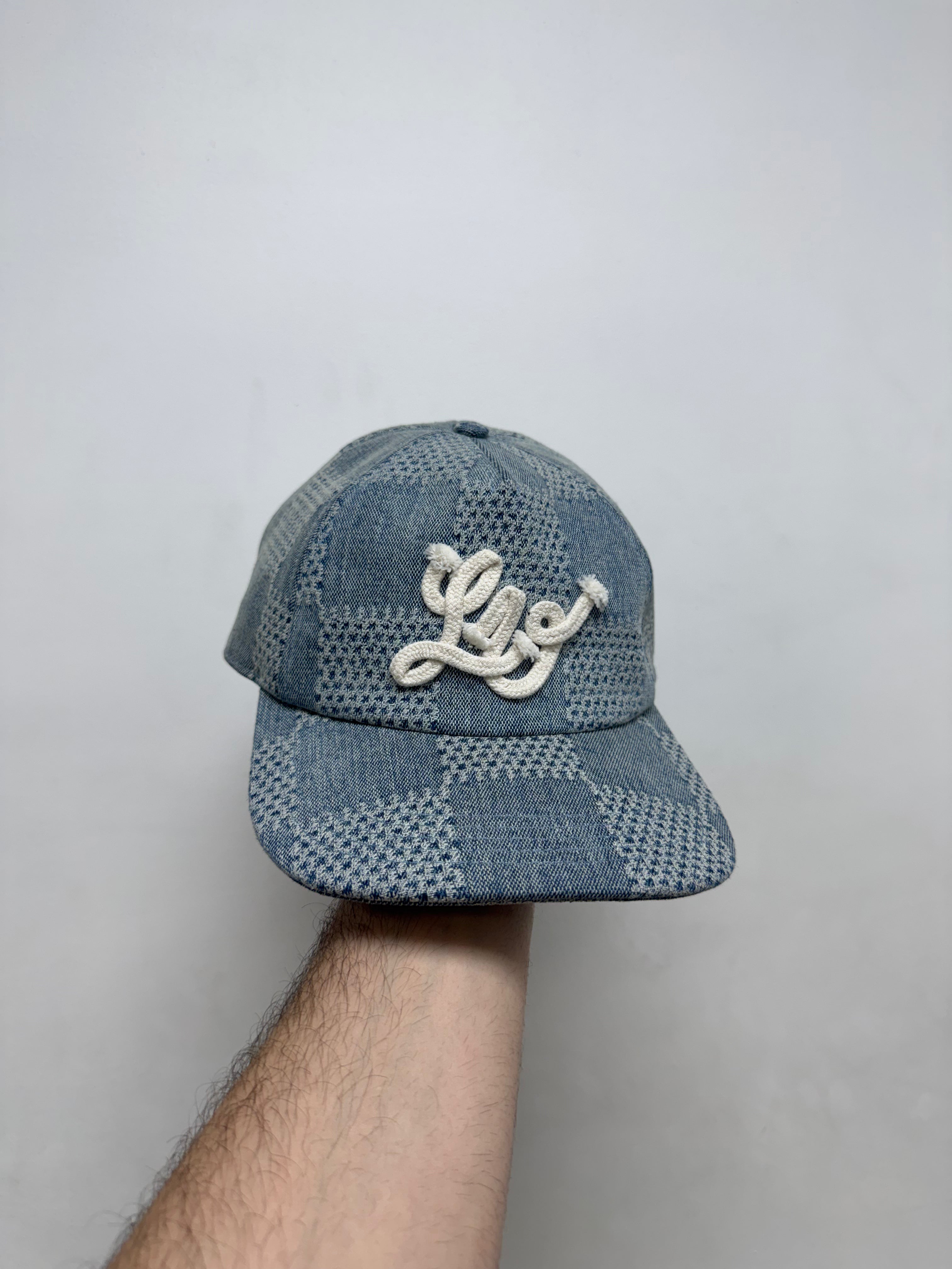 Louis Vuitton 3D Denim Damier Script Hat