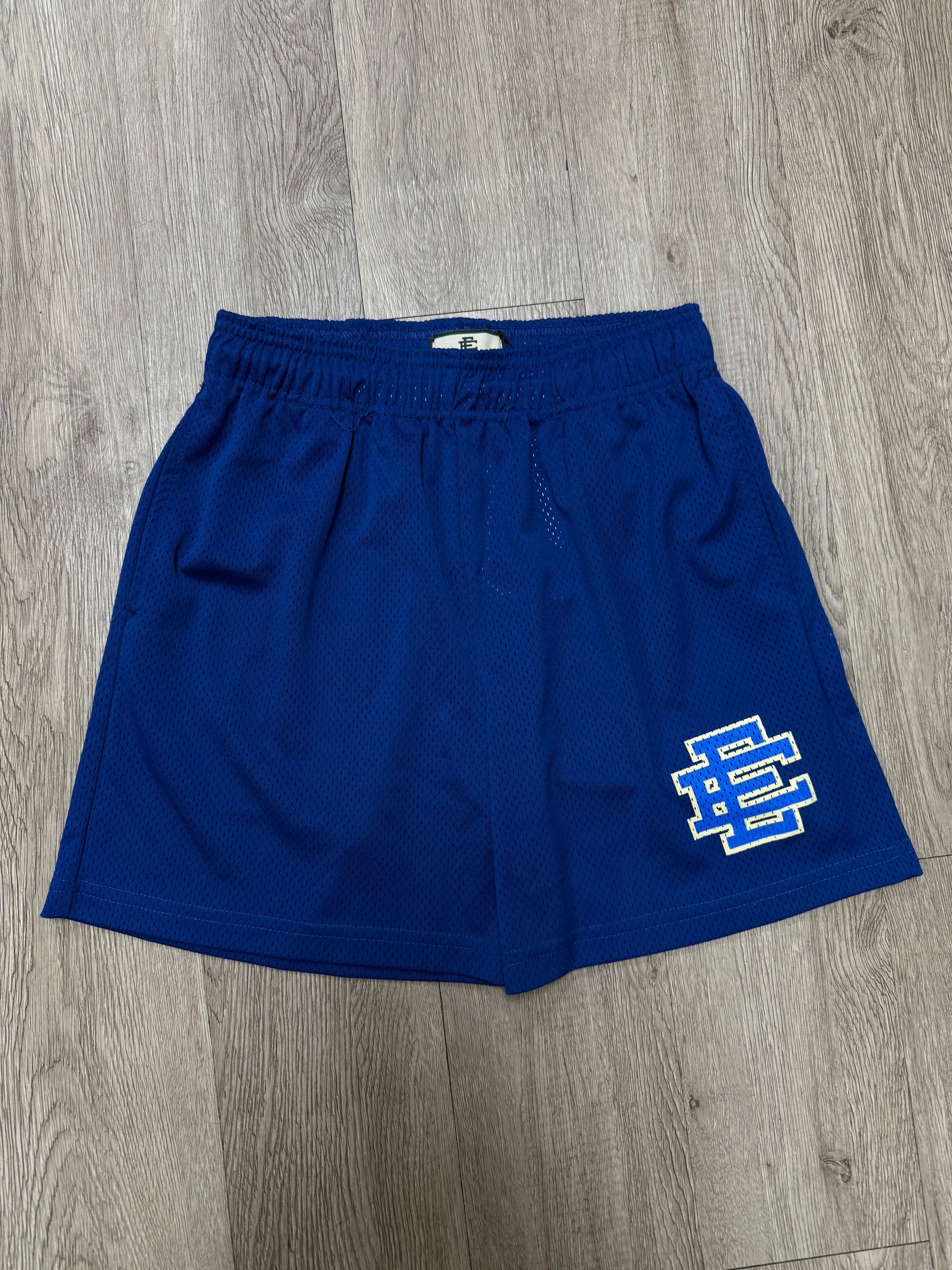 Eric Emanuel Blue Cream Basics Shorts