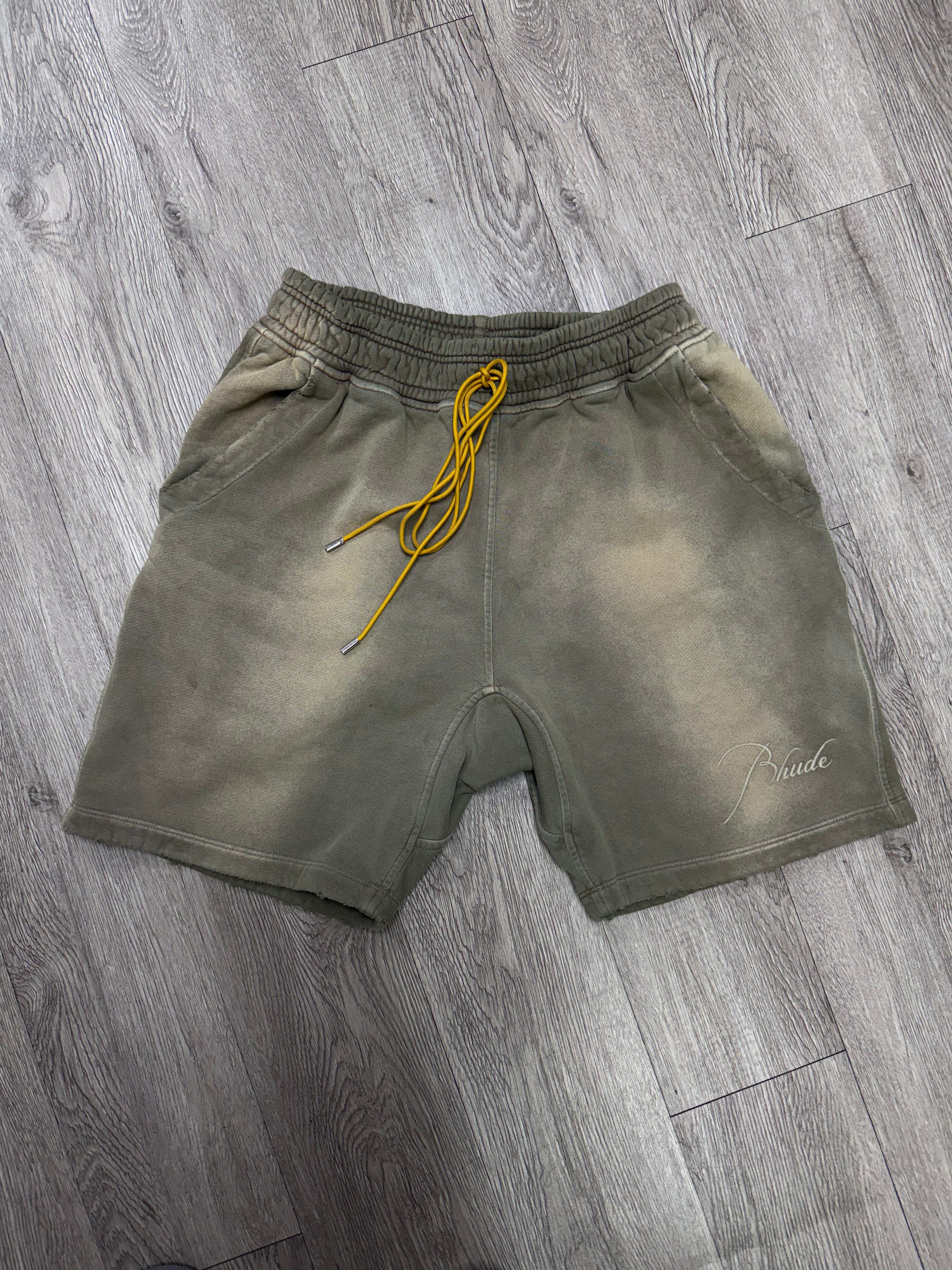 Rhude Olive Shorts