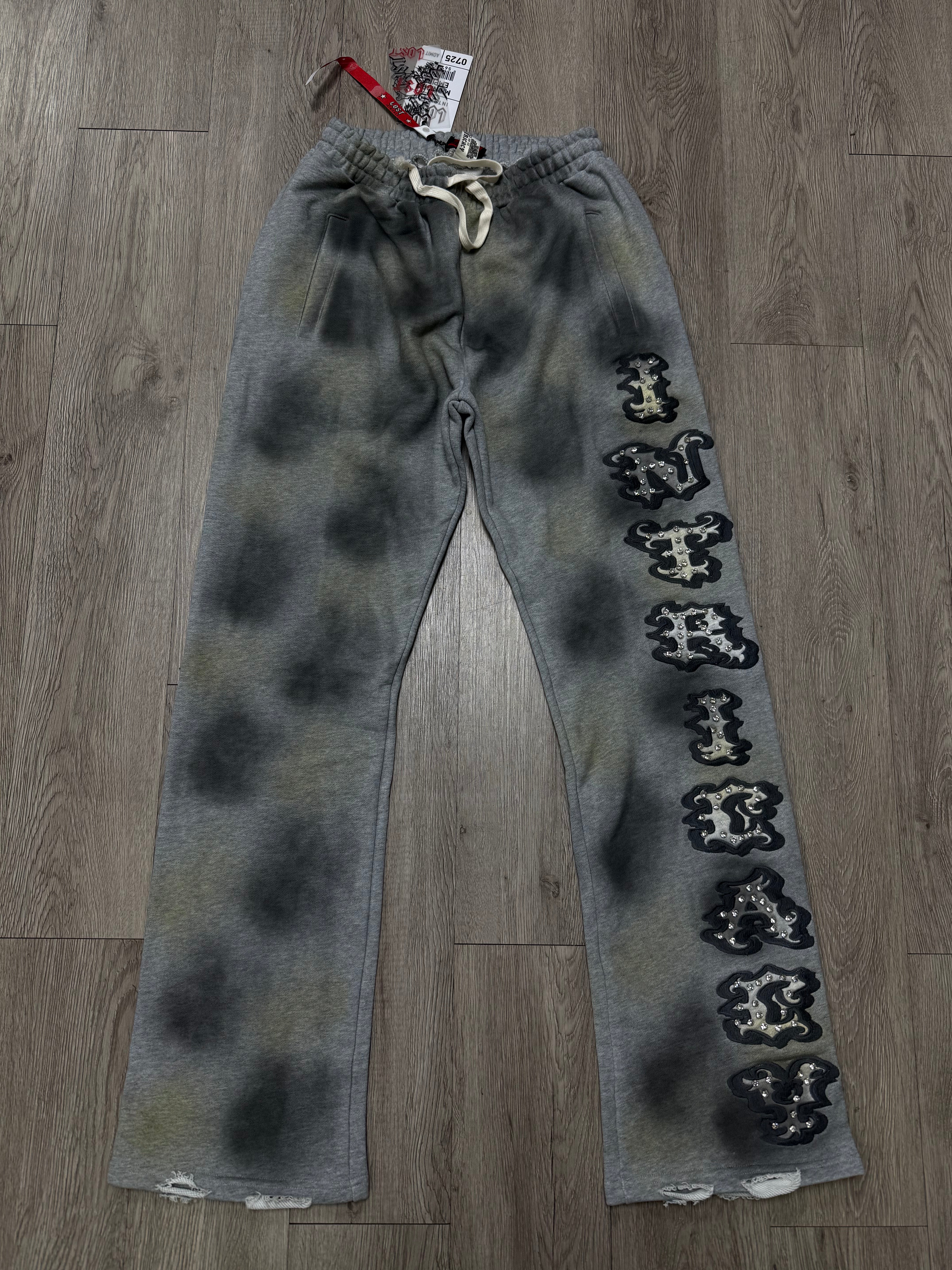 Lost Intricacy Grey 2.0 Patch Sweats