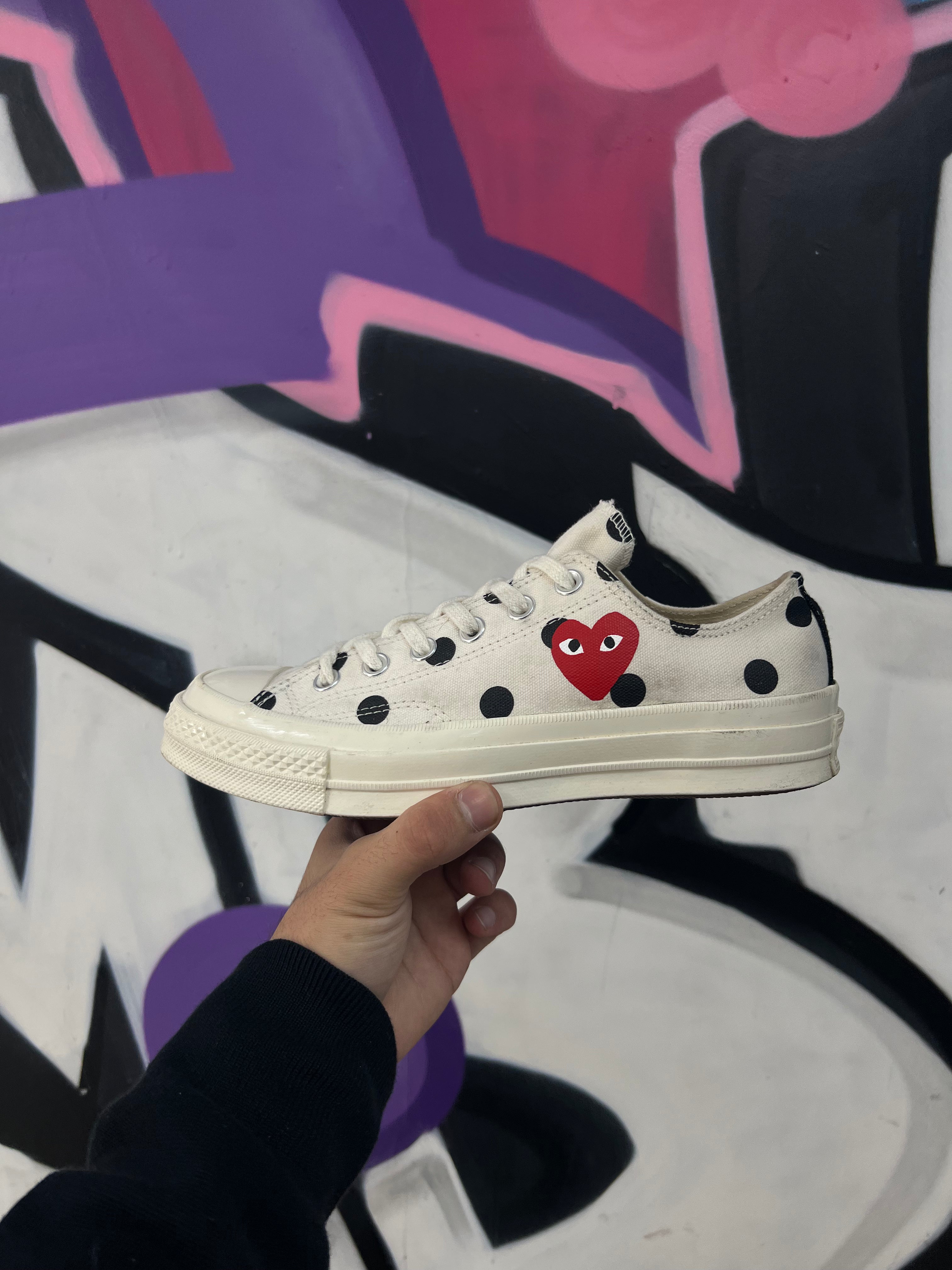 Converse CDG Polka Dot Low Sneakers