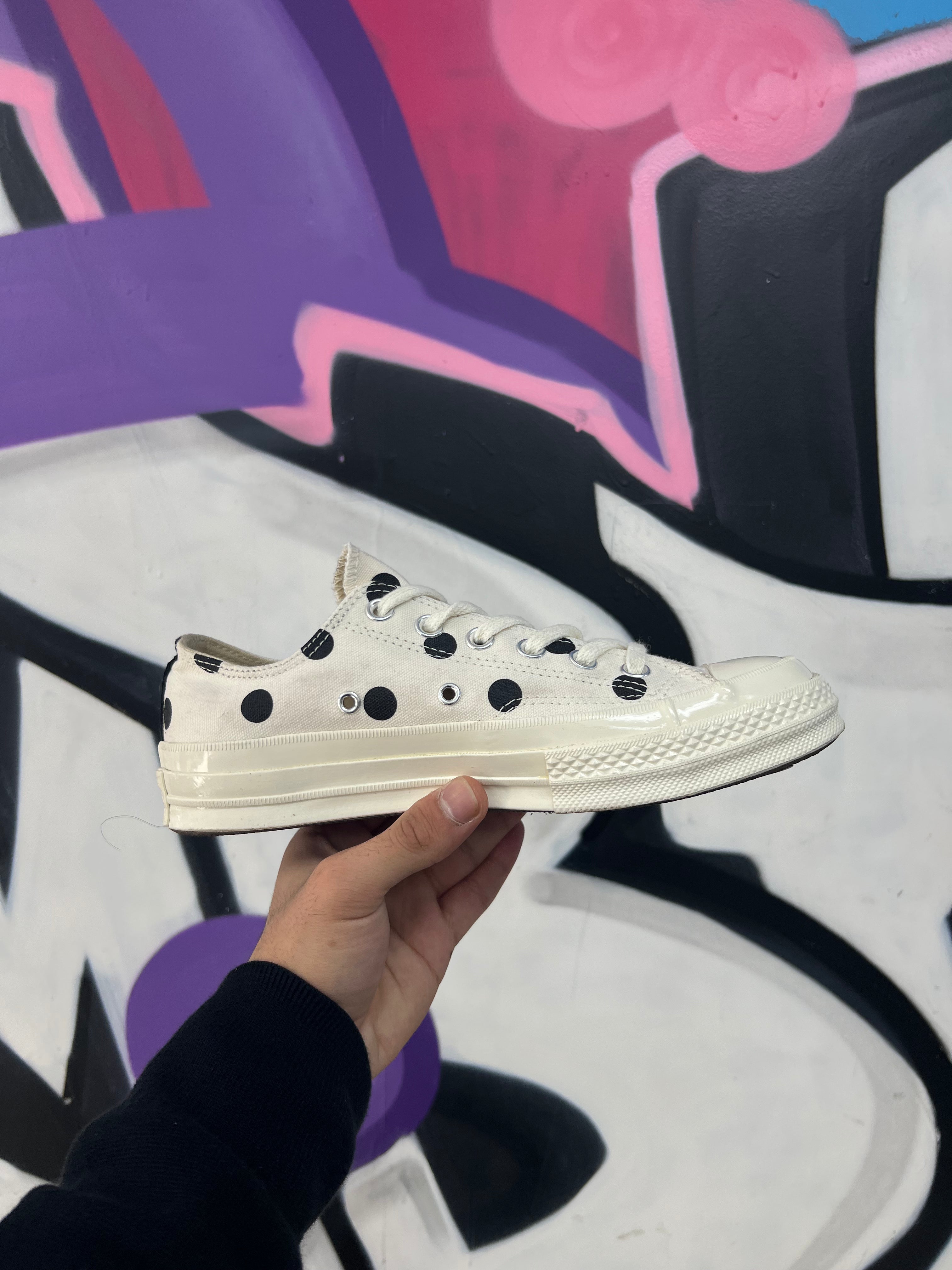 Converse CDG Polka Dot Low Sneakers