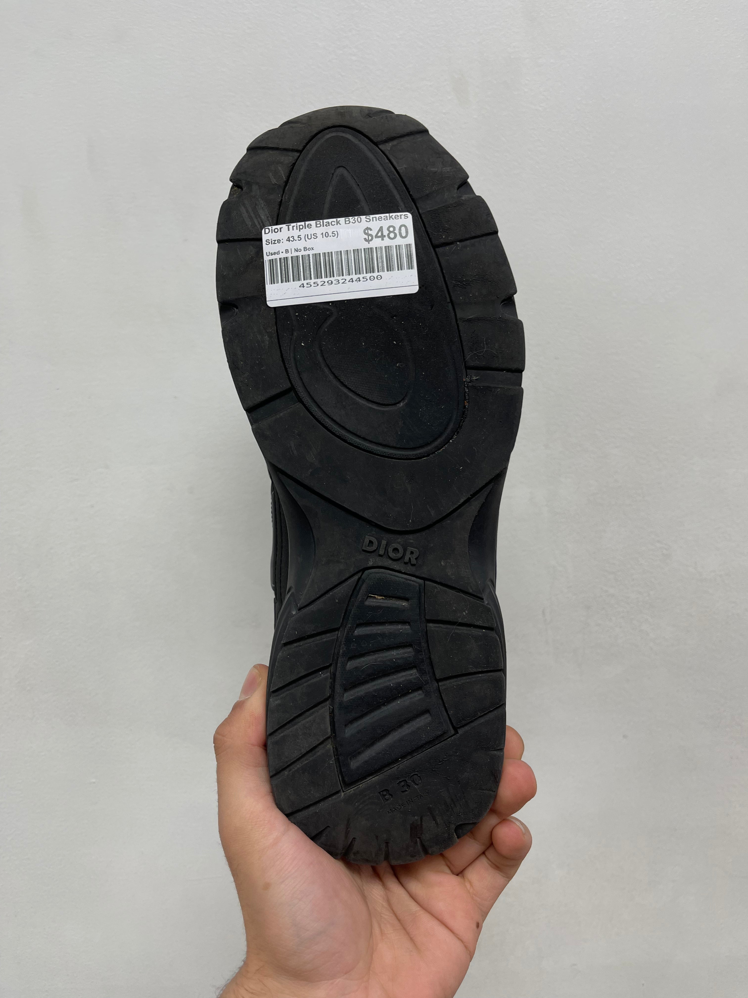 Dior Triple Black B30 Sneakers