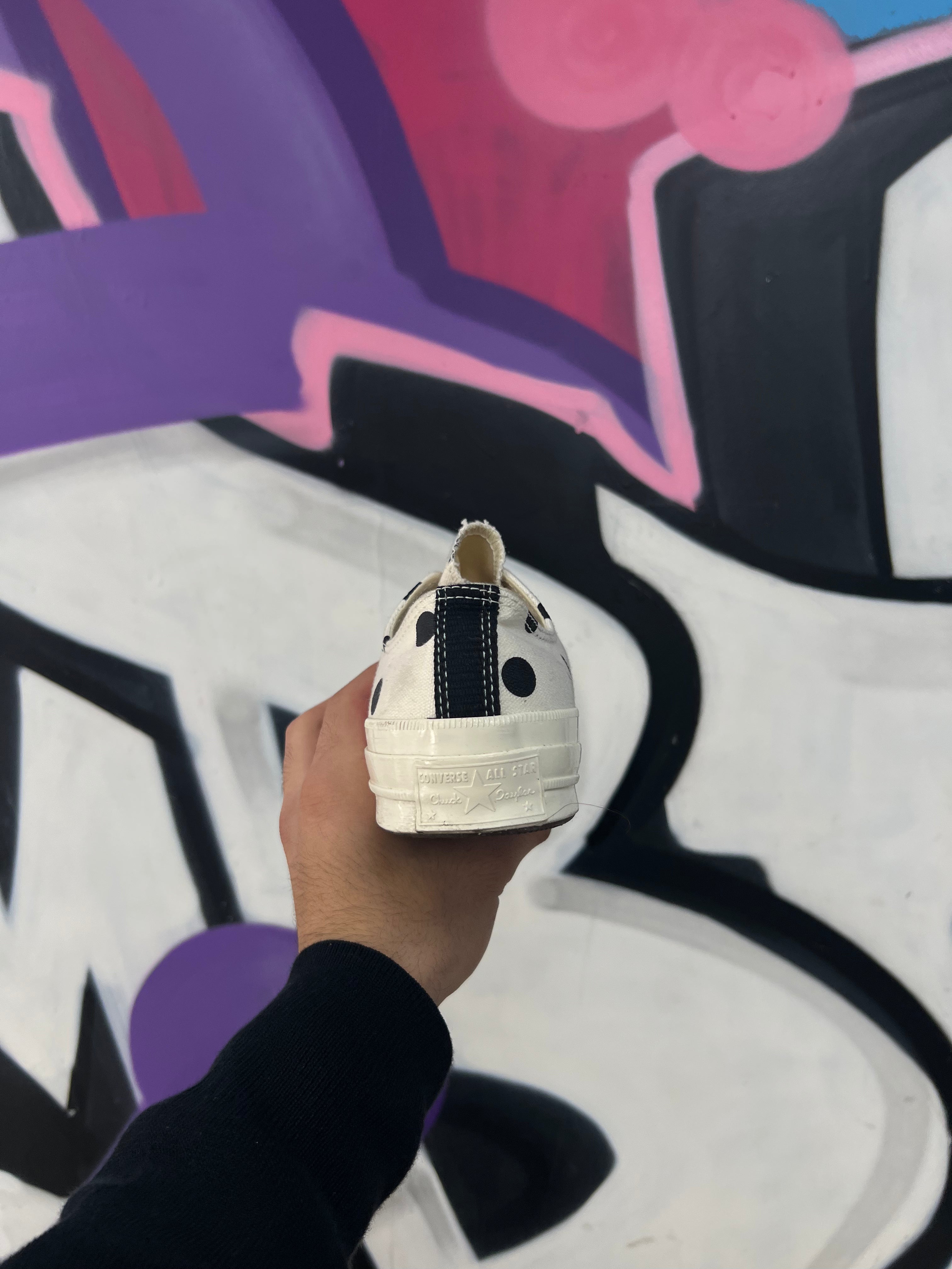 Converse CDG Polka Dot Low Sneakers