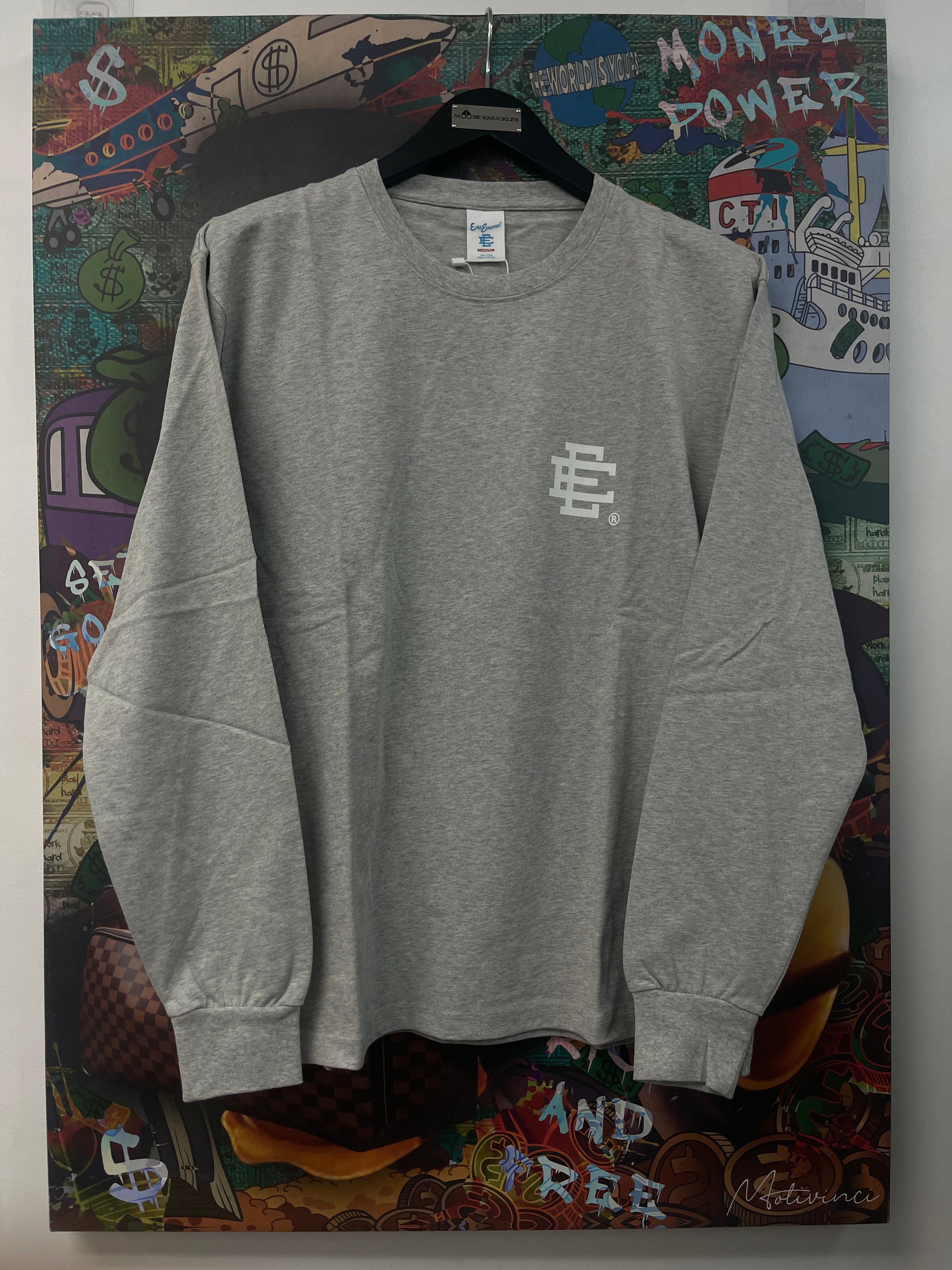 Eric Emanuel Grey White Long Sleeve