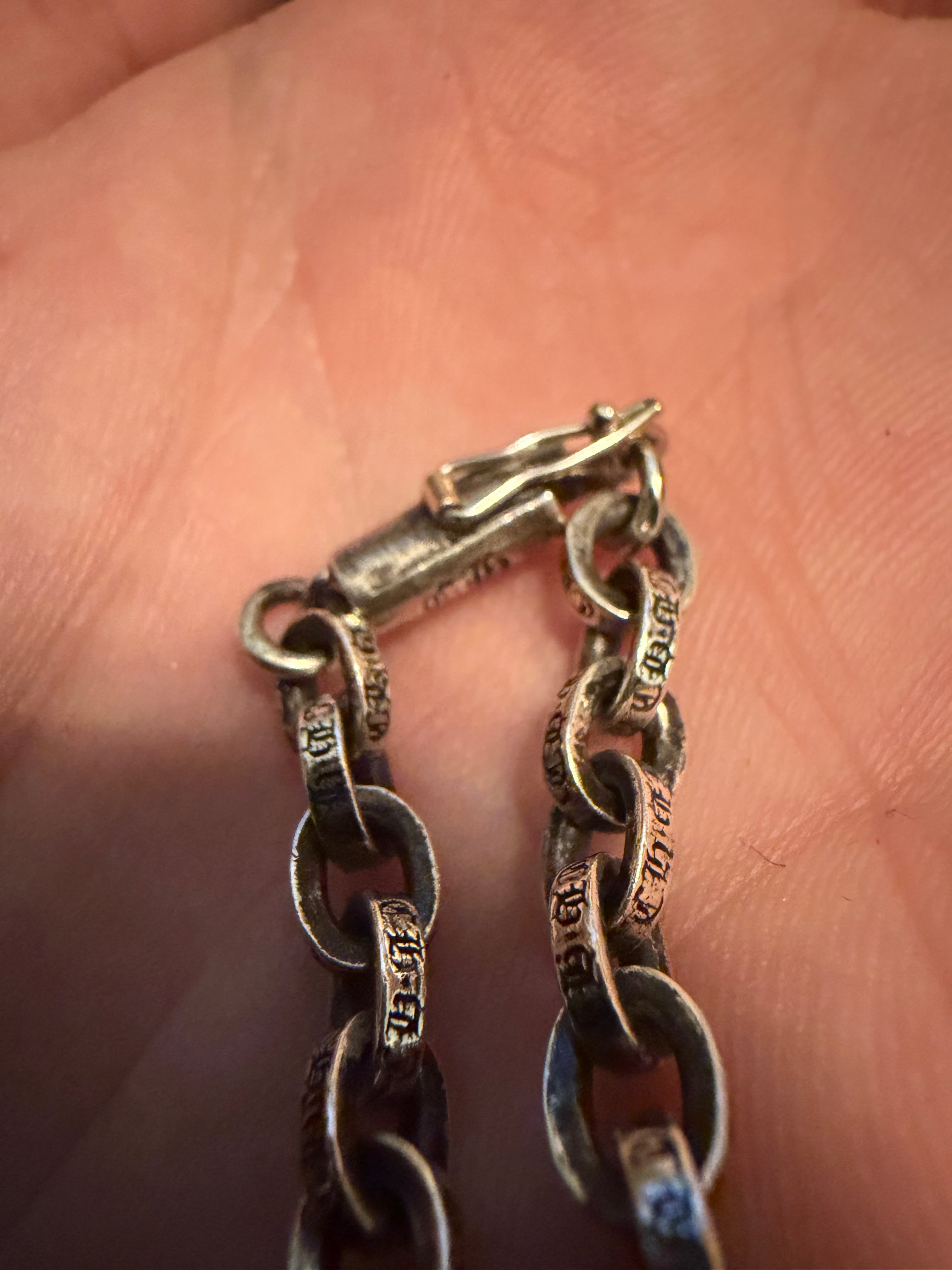 Chrome Hearts .925 Silver Paper Chain Necklace Accessories