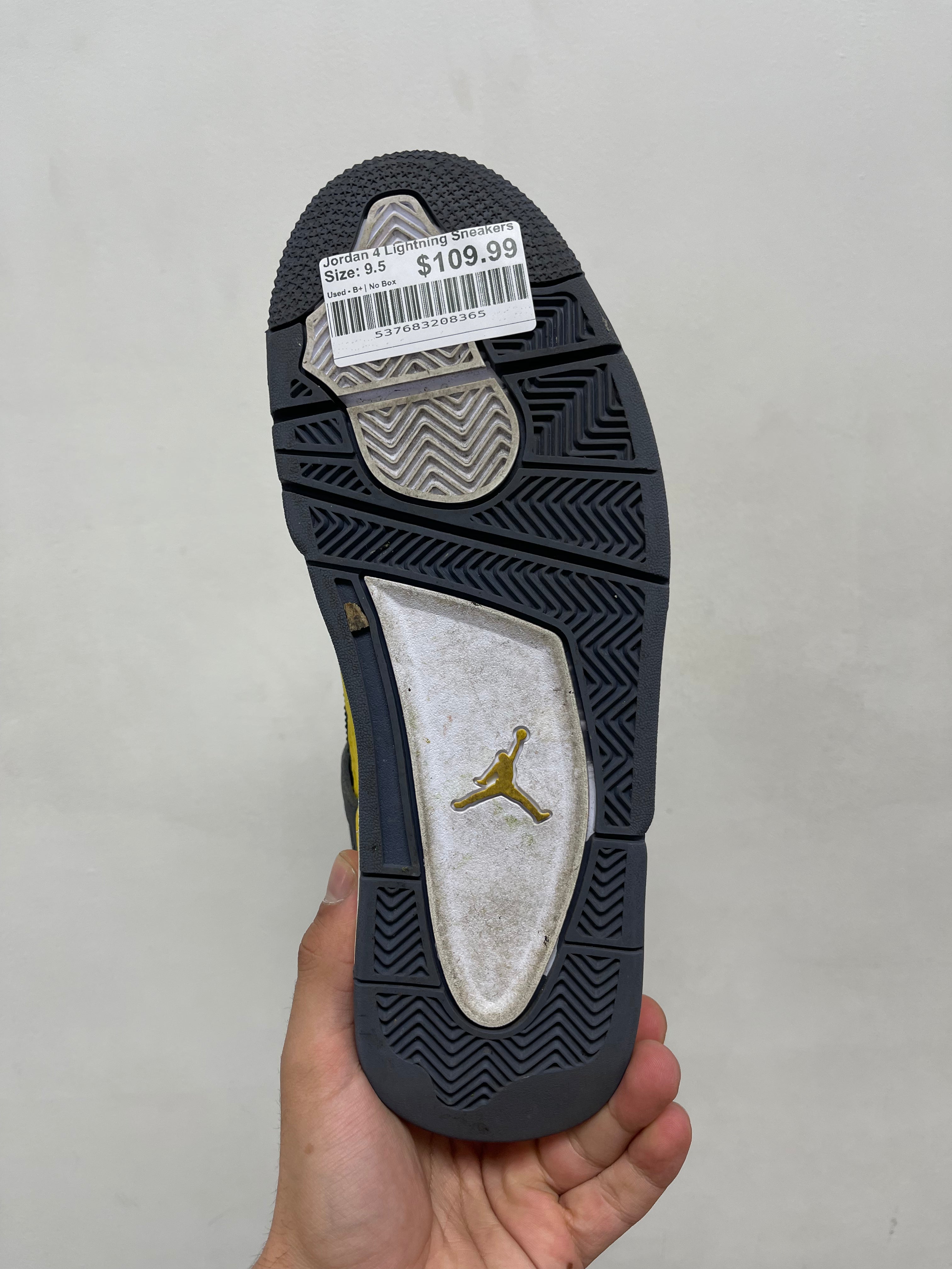 Jordan 4 Lightning Sneakers