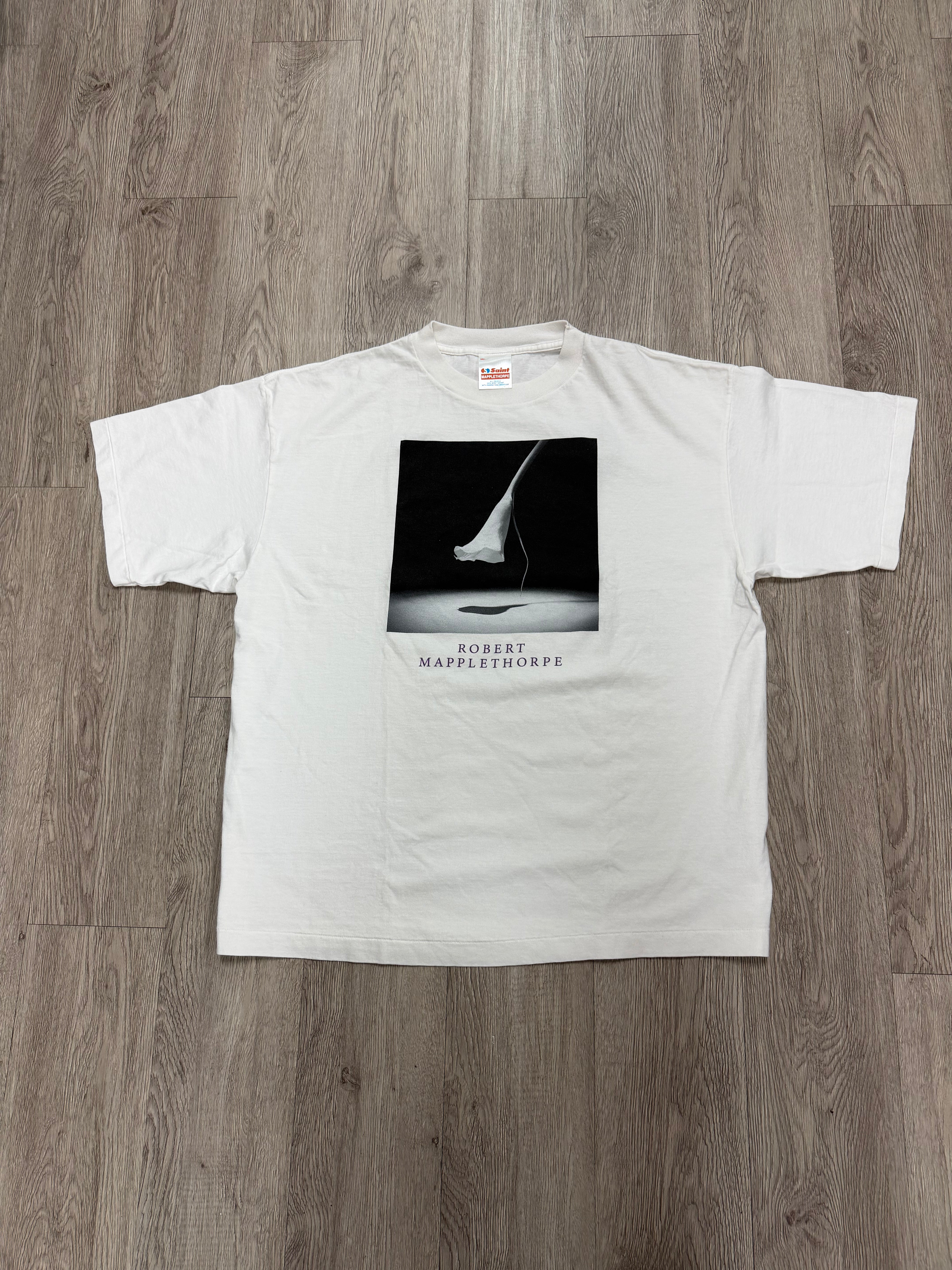 Saint Michael White Calla Lily Tee