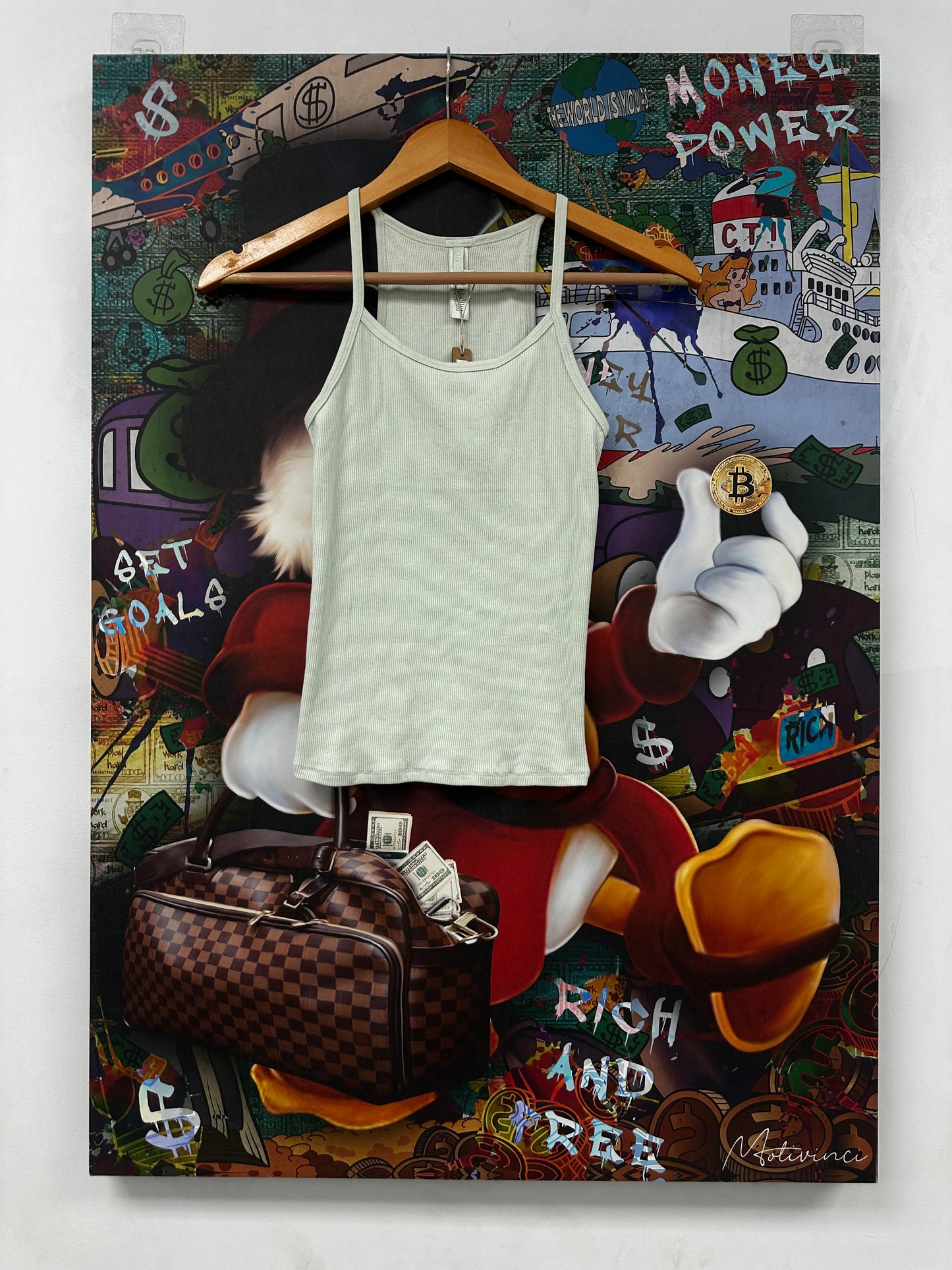 SKIMS Cotton Rib Scoop Long Tank Mint New Small With Tags