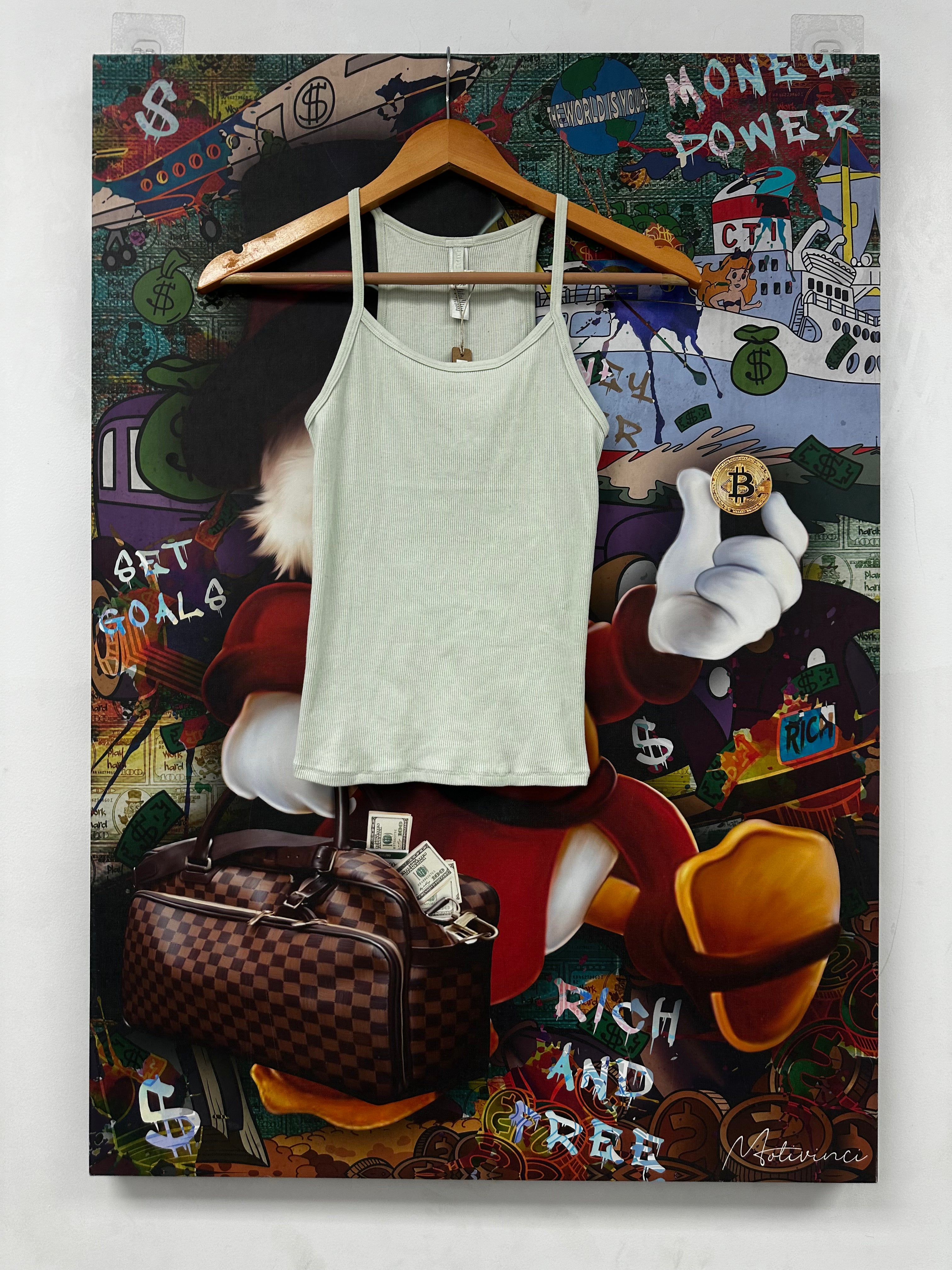 SKIMS Cotton Rib Scoop Long Tank Mint New Small With Tags